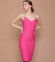 Платье #6807, розовый - фото 1