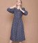 Платье #6603, синий - фото 1
