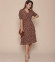Платье #1370, коричневый - фото 1
