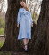 Платье #779-2, голубой - фото 1