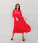 Платье #787-1, красный - фото 1