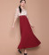 Платье #572, бордовый - фото 1