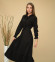 Платье #779-2, чёрный - фото 1