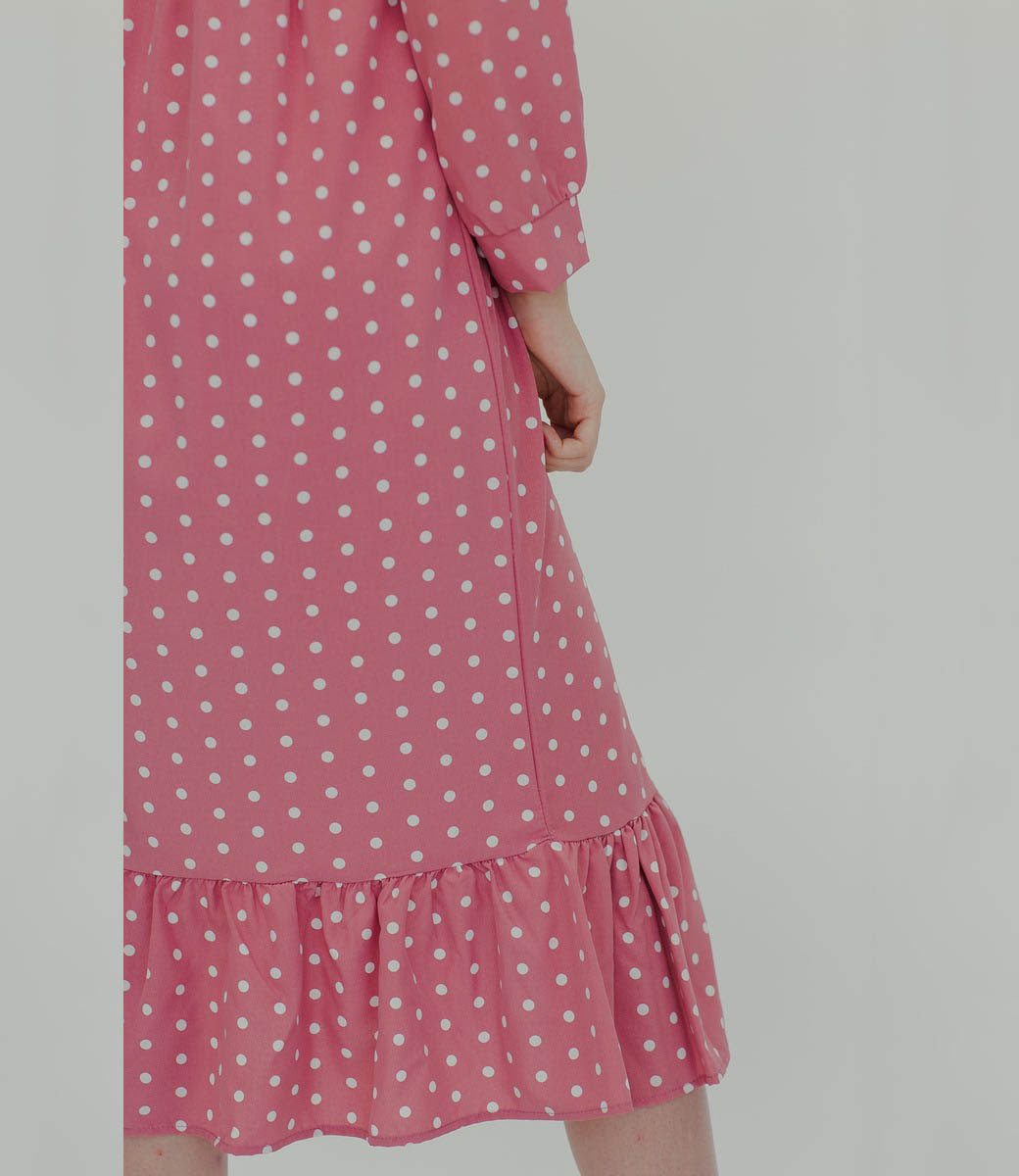 Платье #828, бледно-розовый - фото 5
