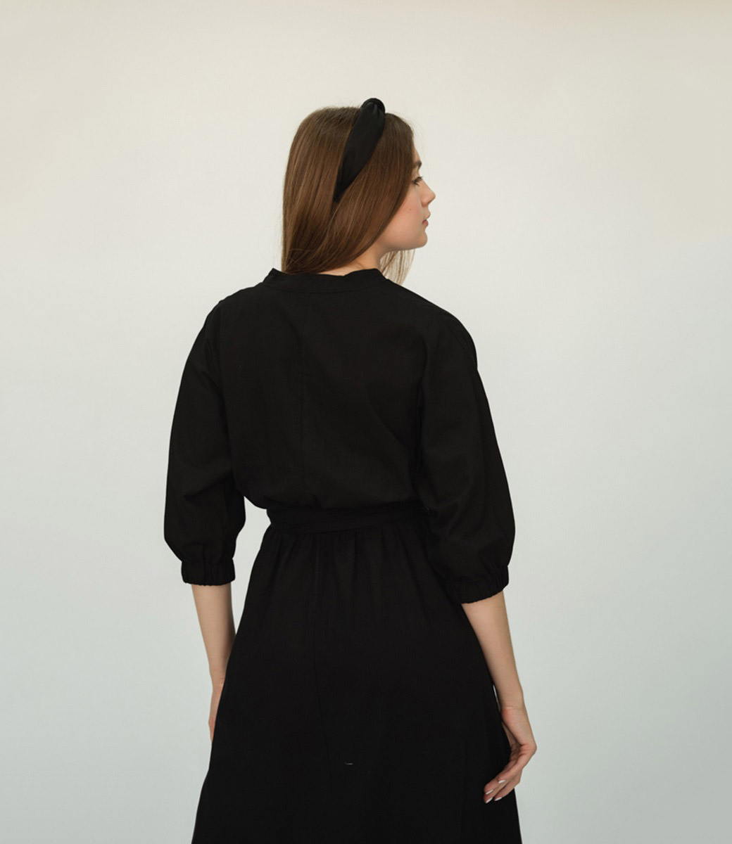 Платье #607*, черный - фото 4