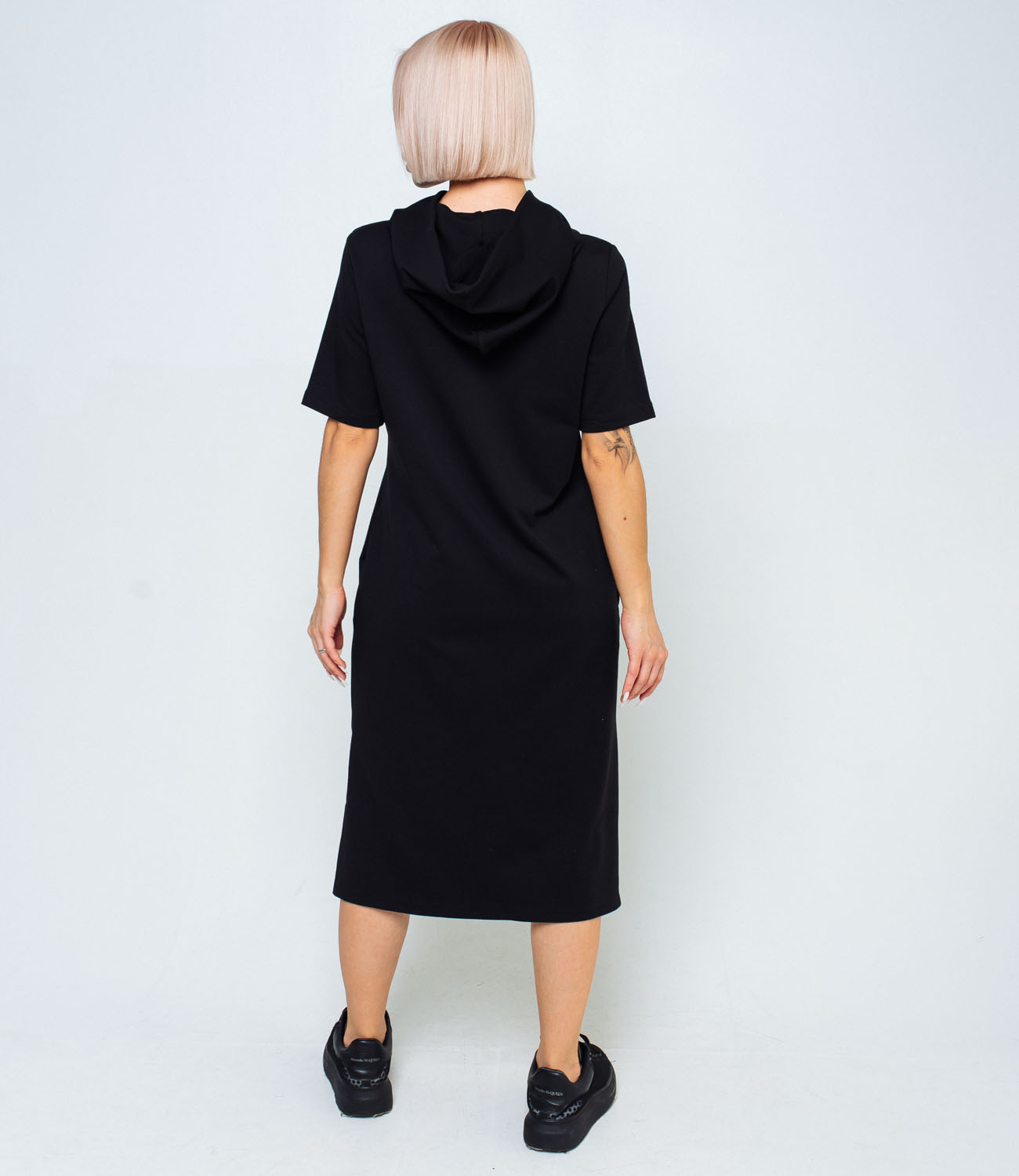 Платье #2В2110, чёрный - фото 3