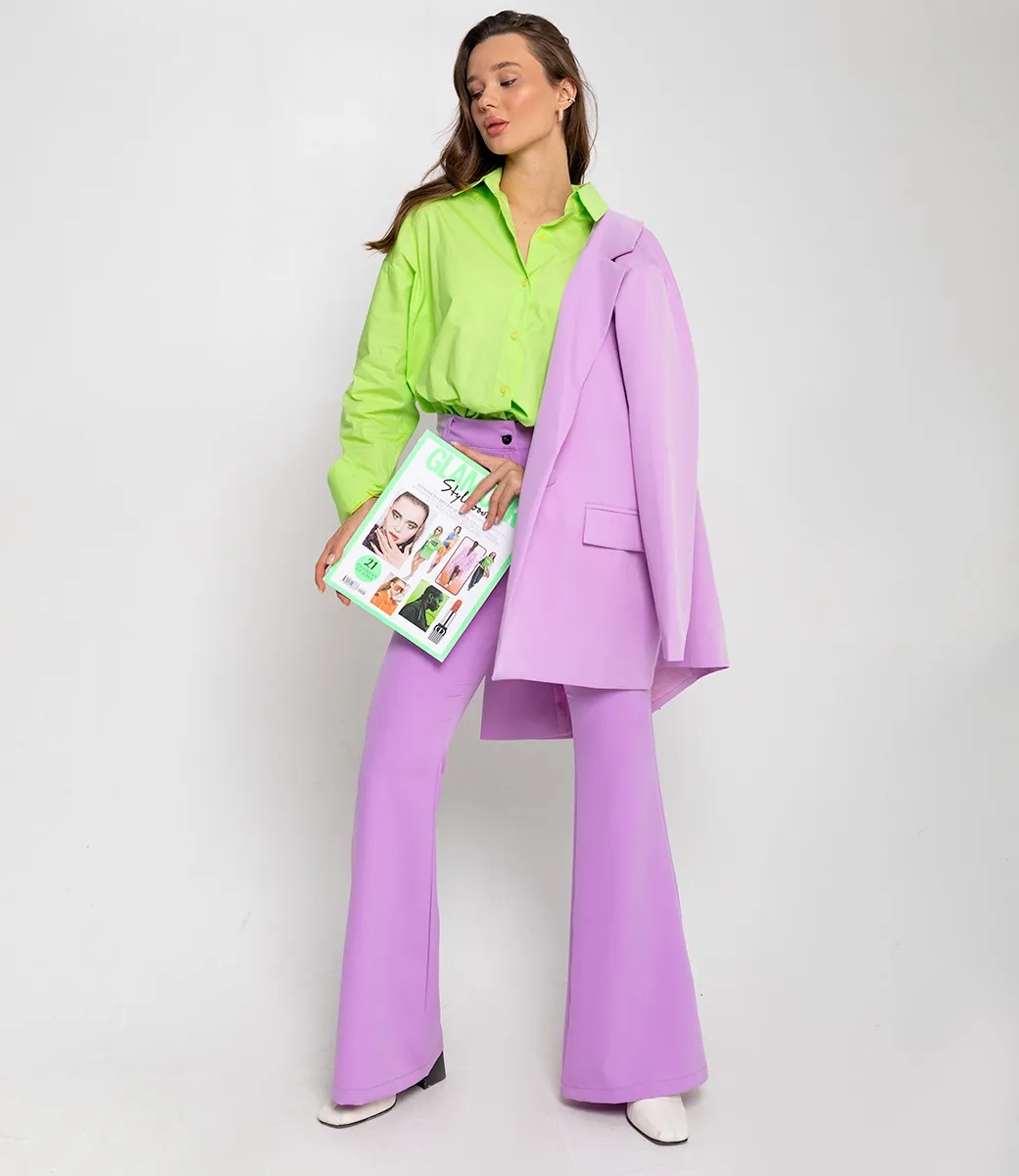 Рубашка #БШ1501, салатовый - фото 5