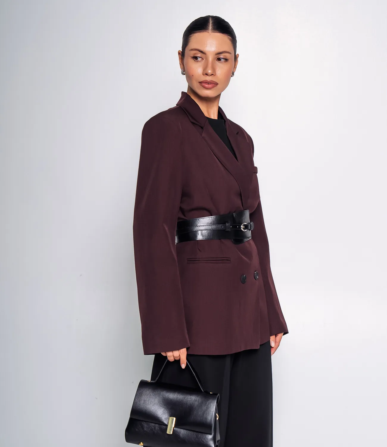 Пиджак #КТ9708, бордовый - фото 2
