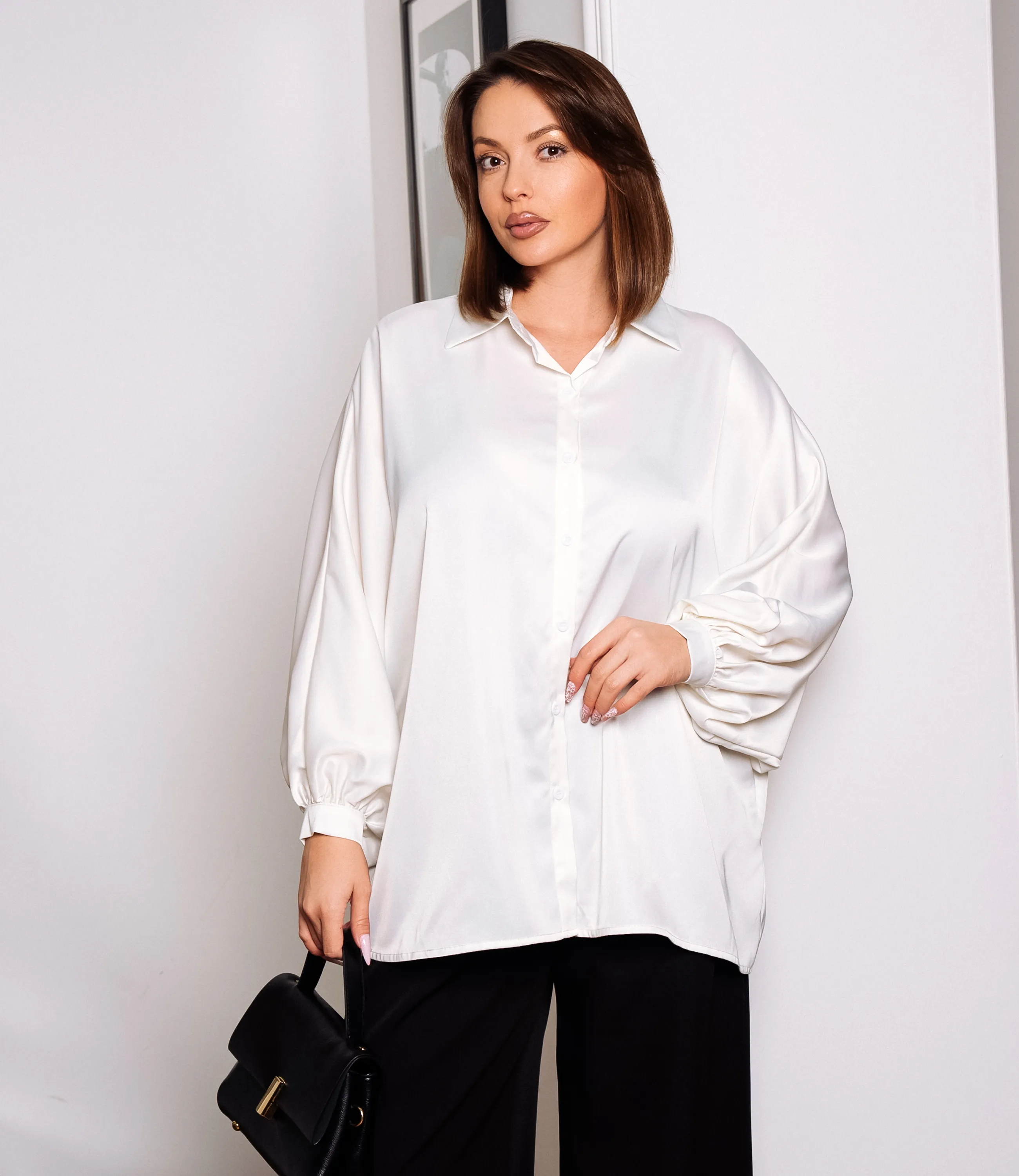 Блуза #КТ3388 (1), молочный - фото 1