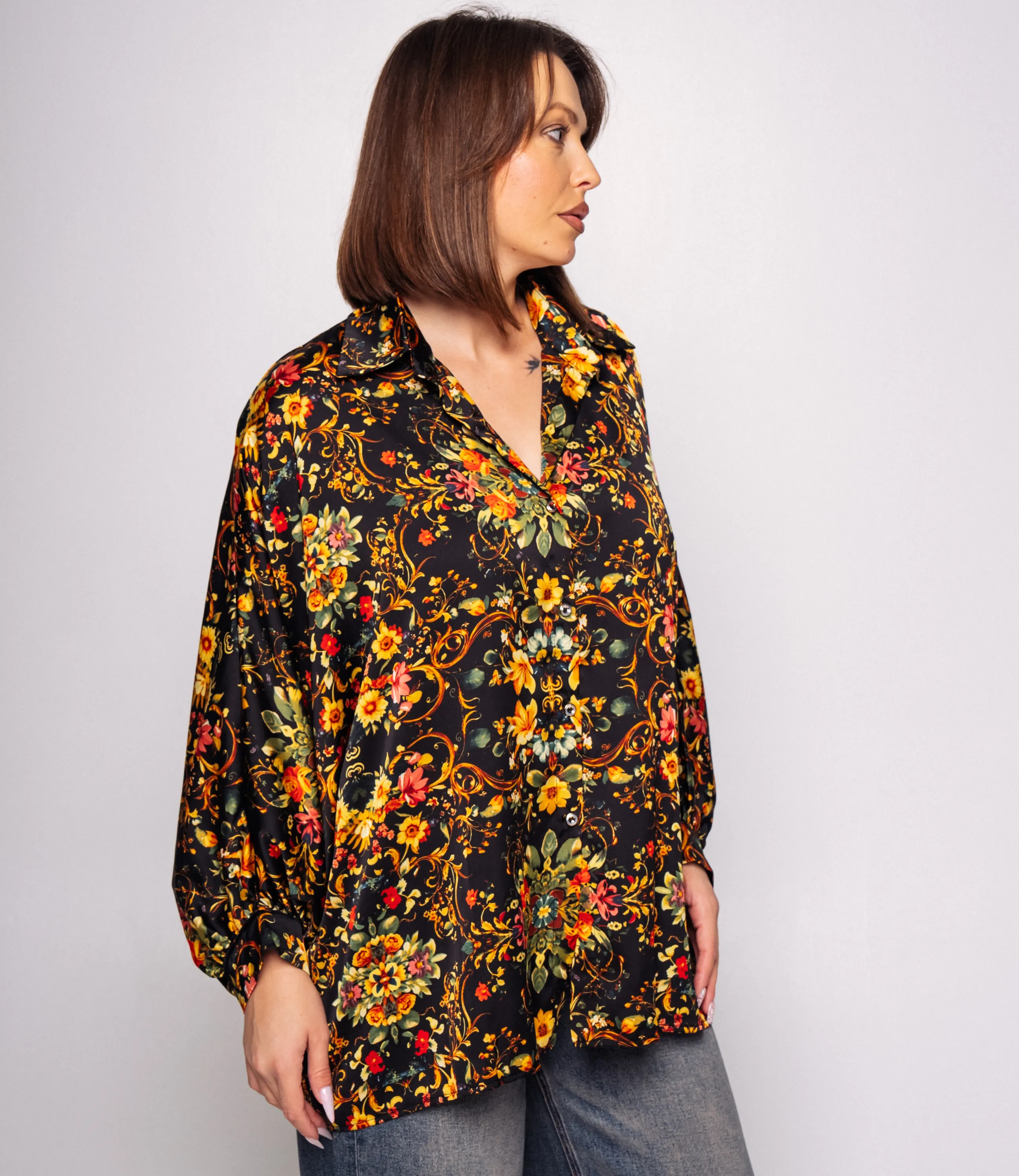 Блуза #КТ1936 (2)-5, мультиколор - фото 2