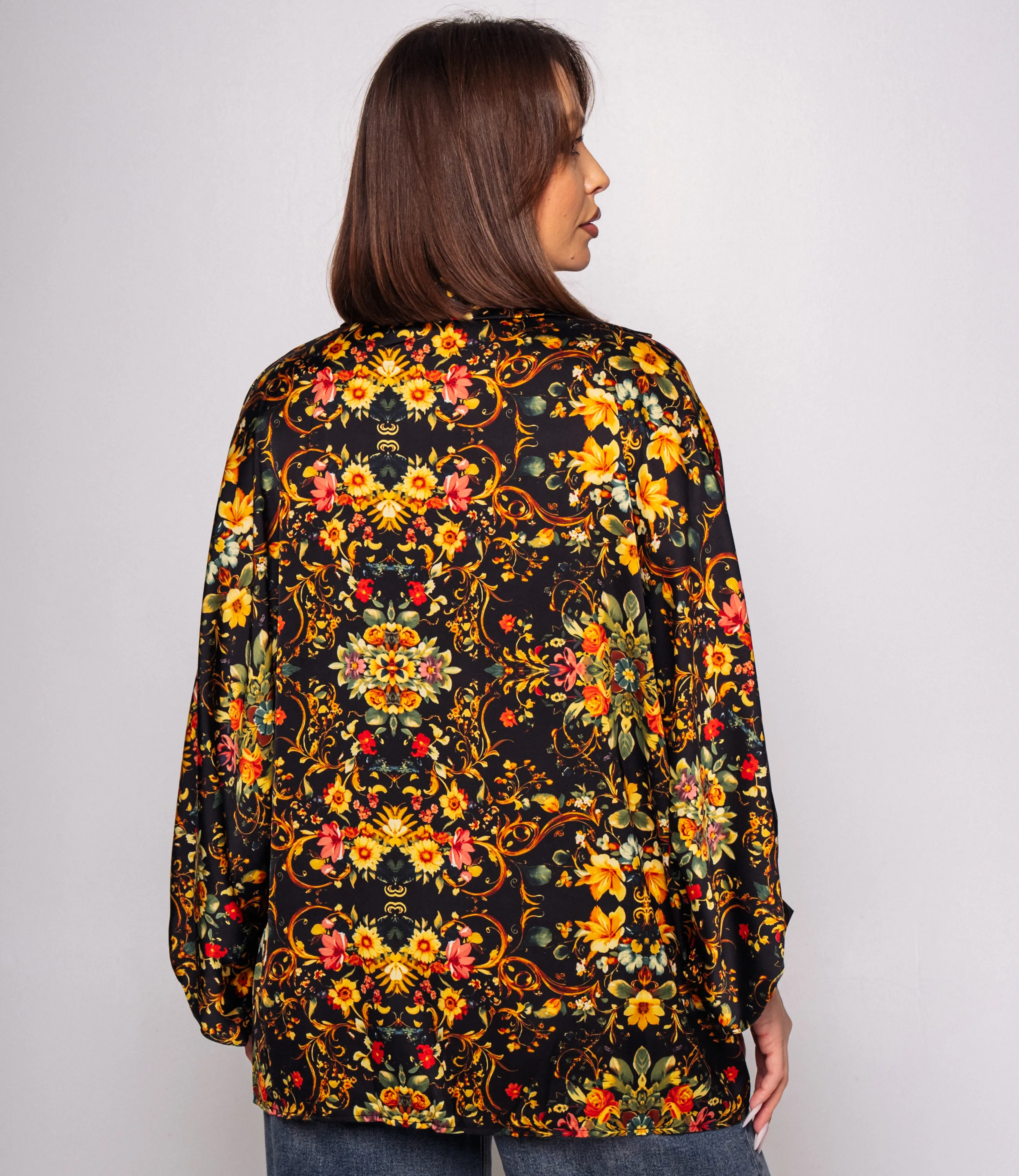 Блуза #КТ1936 (2)-5, мультиколор - фото 3