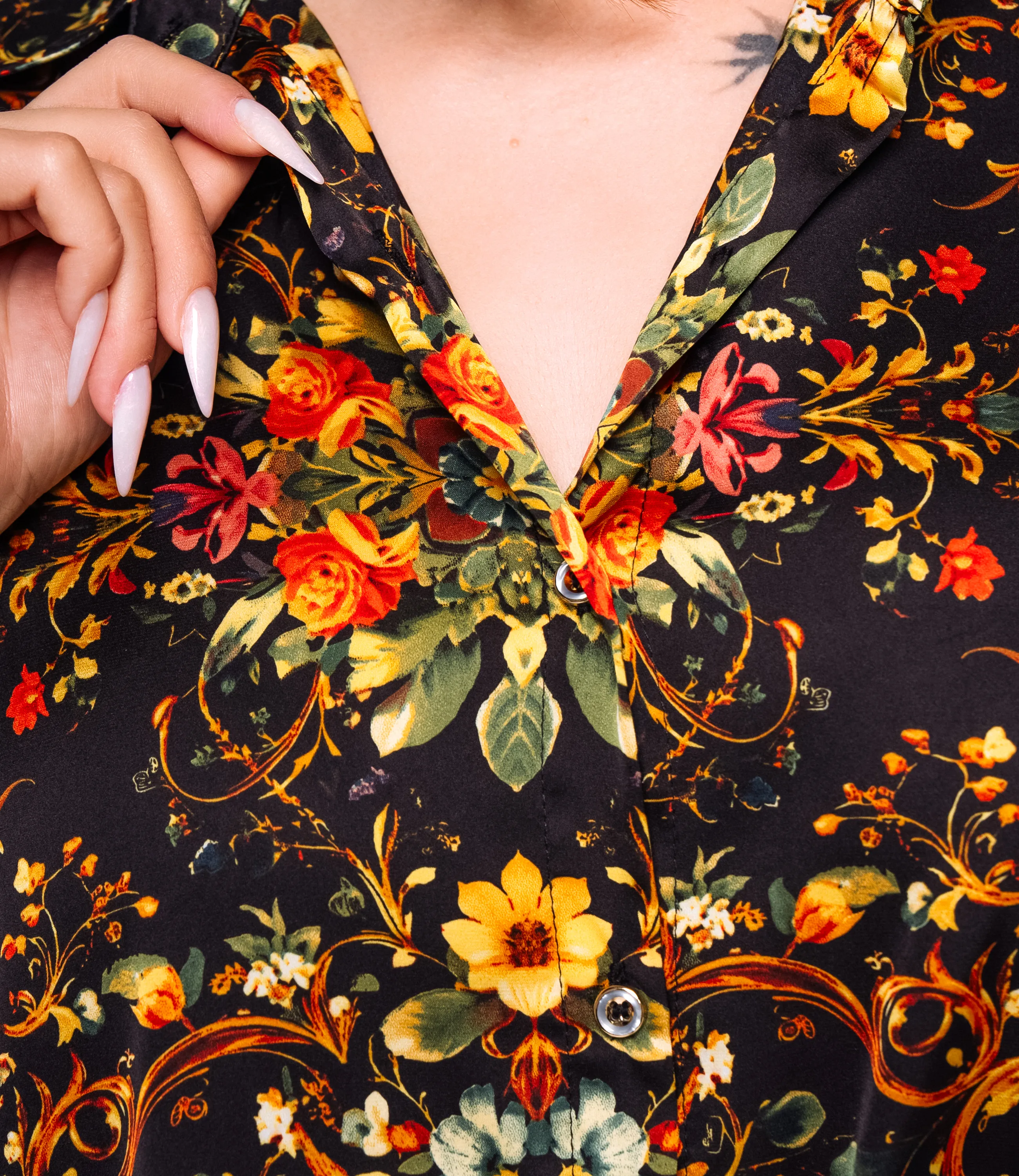 Блуза #КТ1936 (2)-5, мультиколор - фото 5