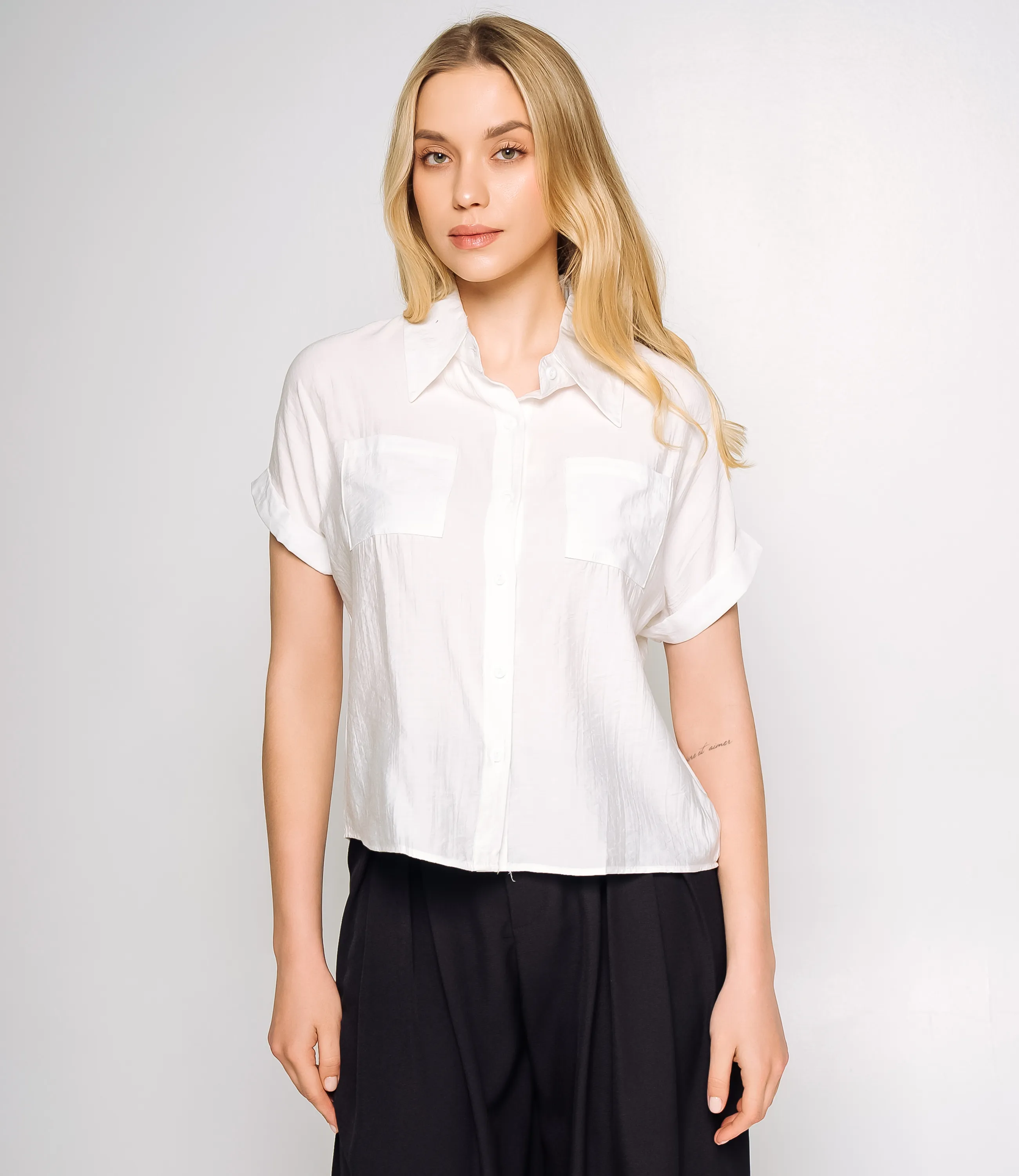 Рубашка #КТ807 (5), белый - фото 1