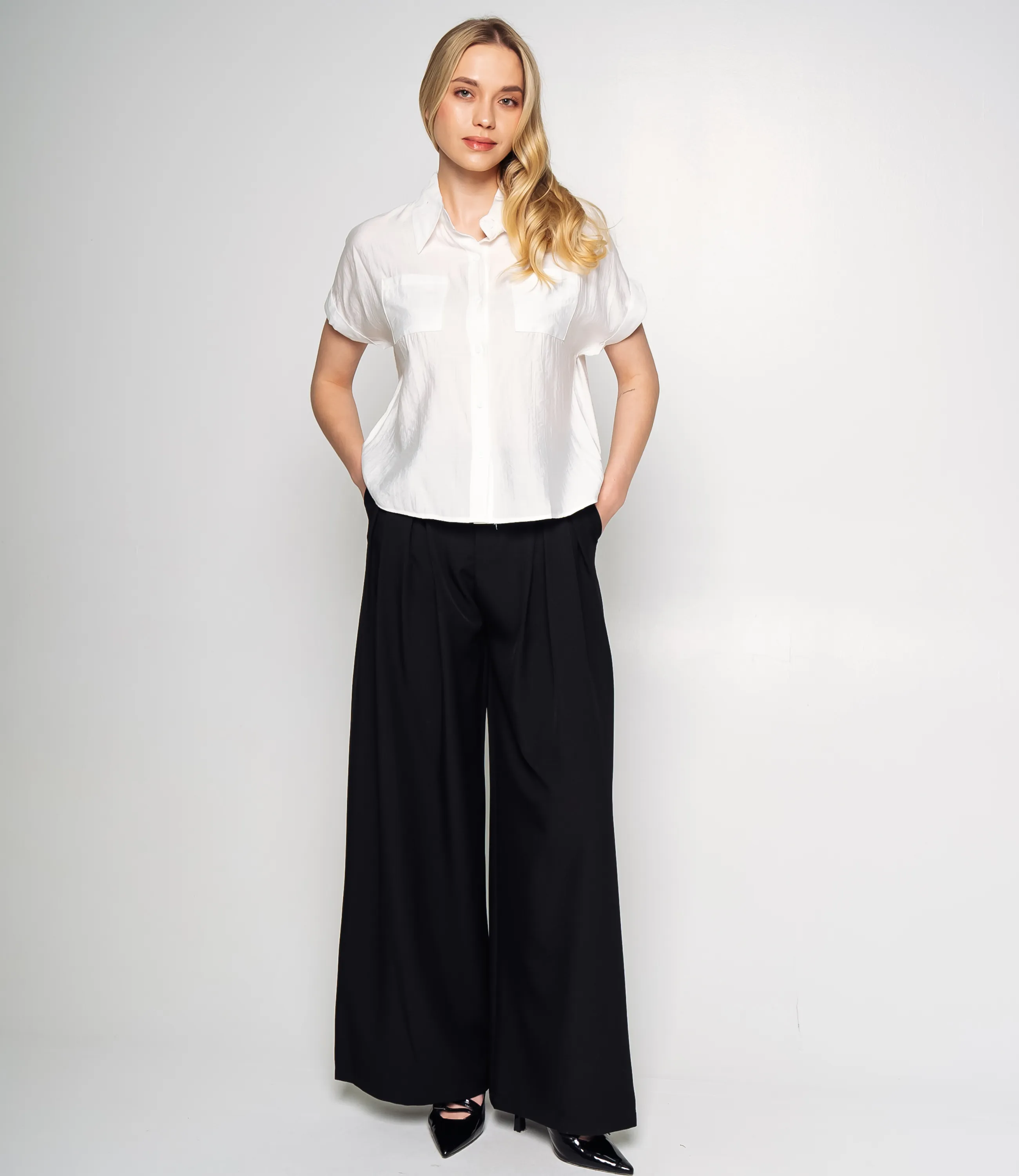 Рубашка #КТ807 (5), белый - фото 4