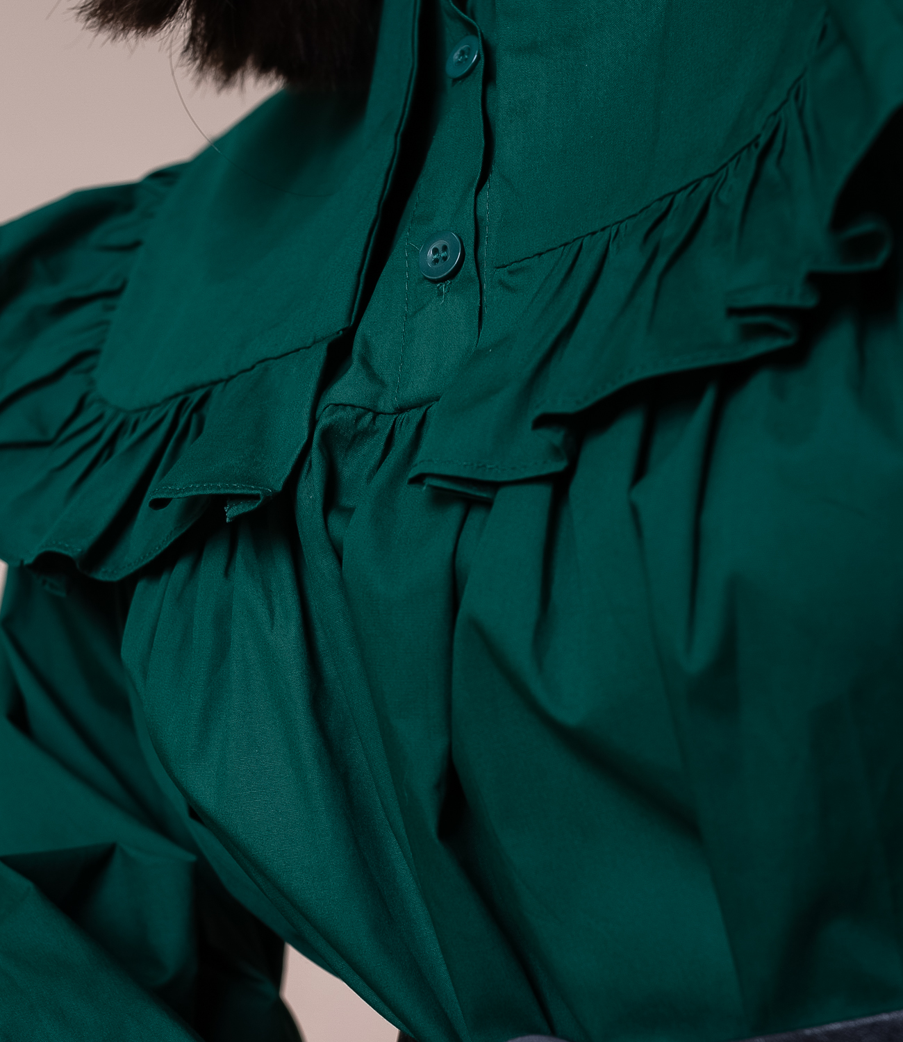 Блузка #КТ33063, зеленый - фото 5