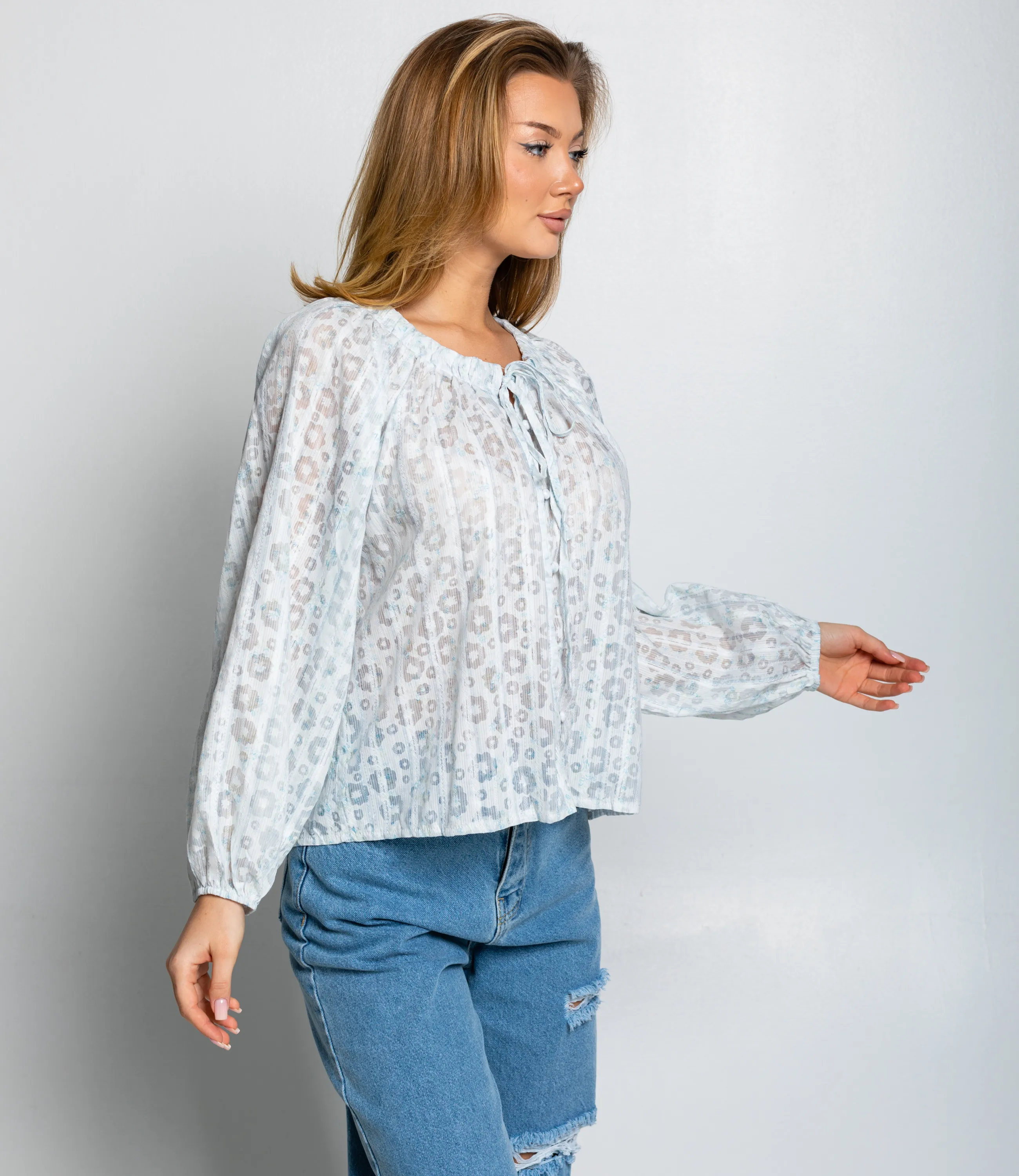 Блуза #КТ197 (1), ментоловый - фото 2