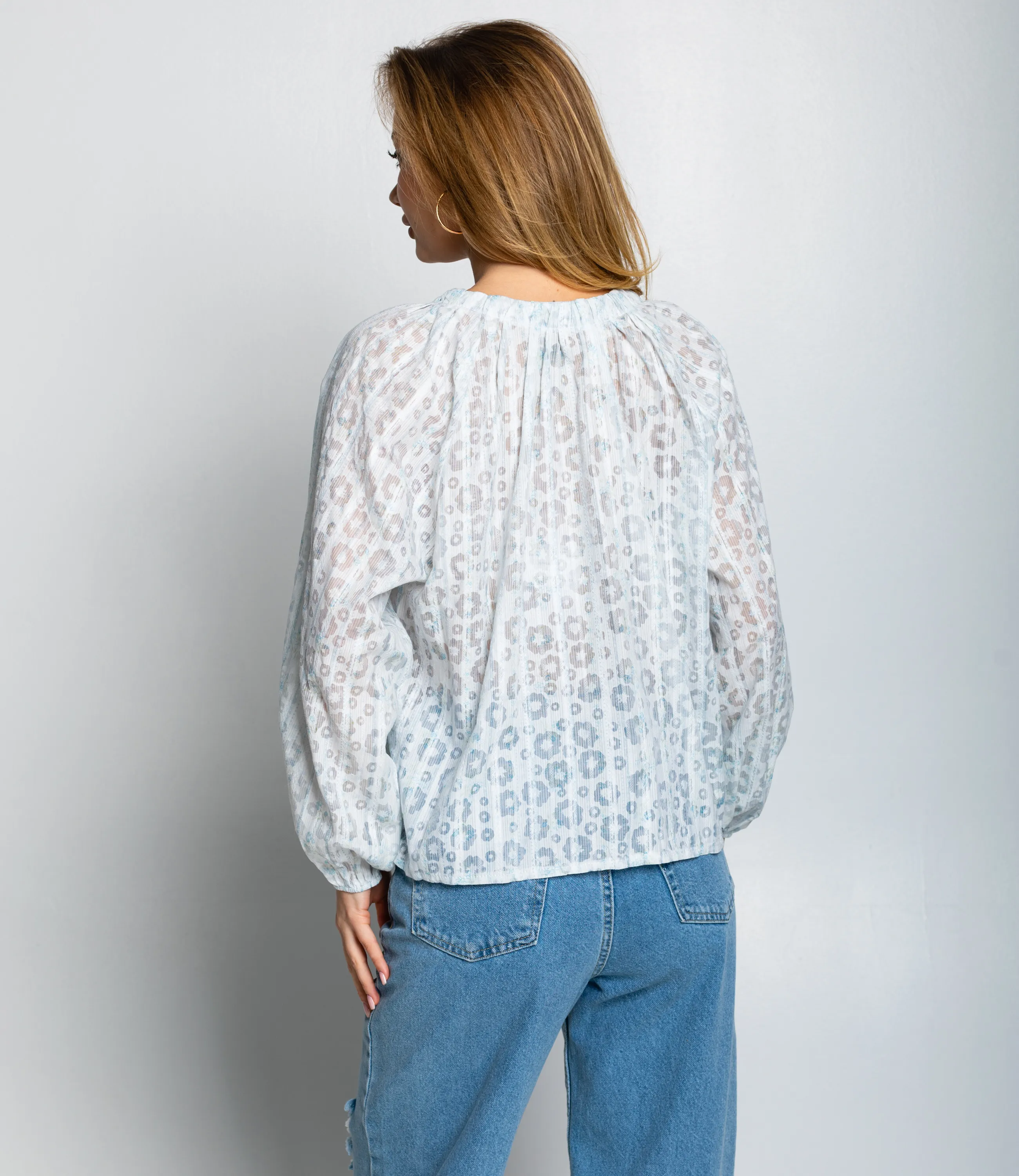 Блуза #КТ197 (1), ментоловый - фото 3