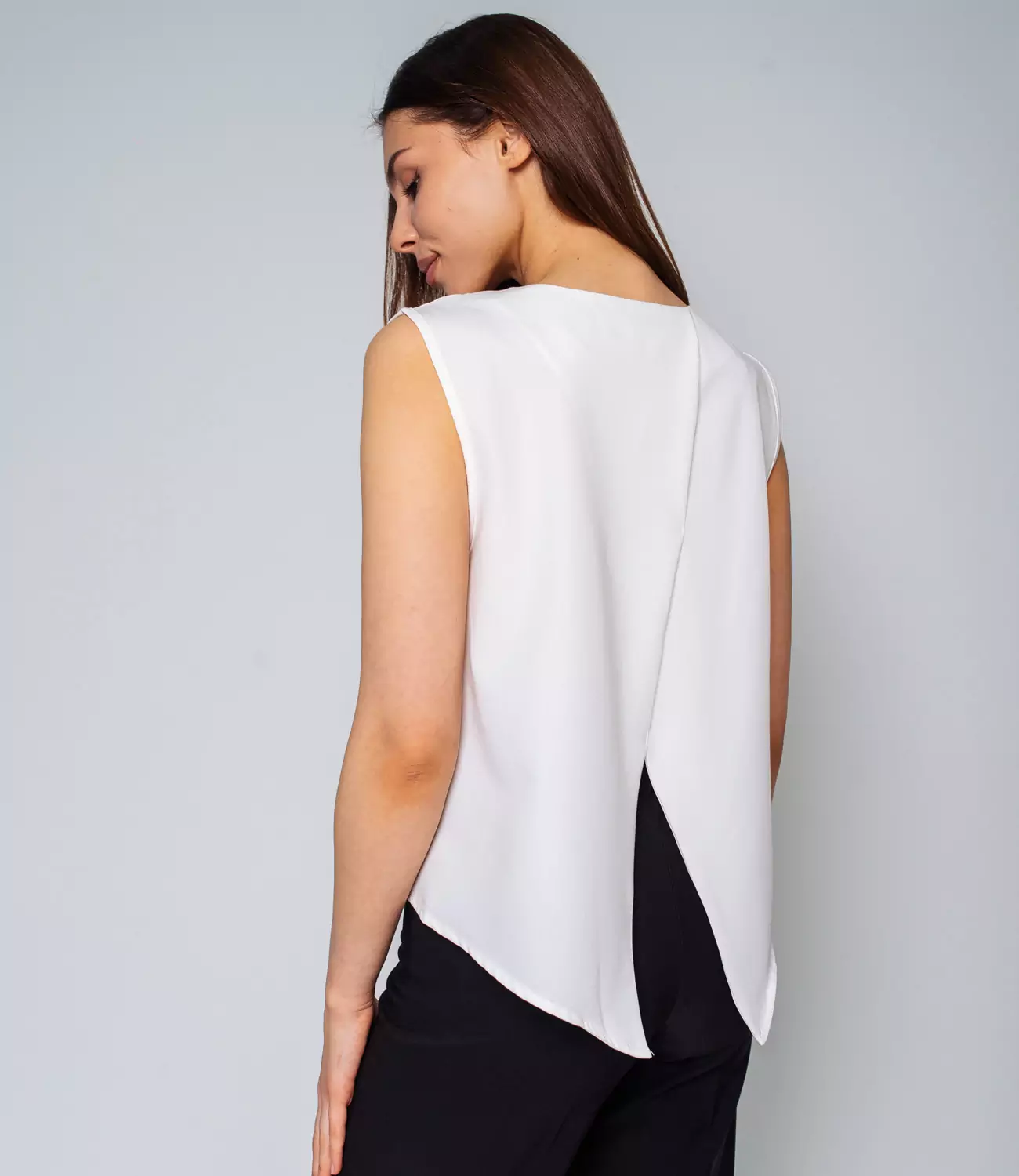 Блуза #КТ2252, белый - фото 5