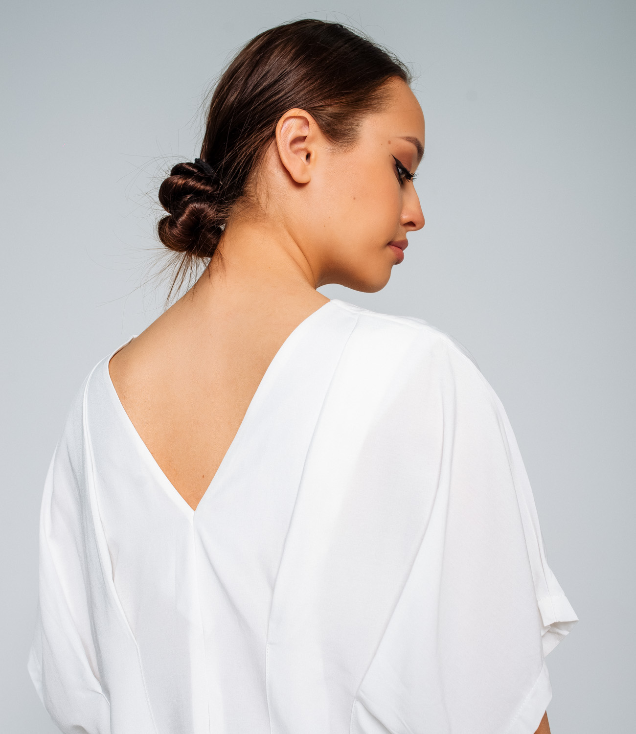 Блузка #КТ2116 (1), белый - фото 5