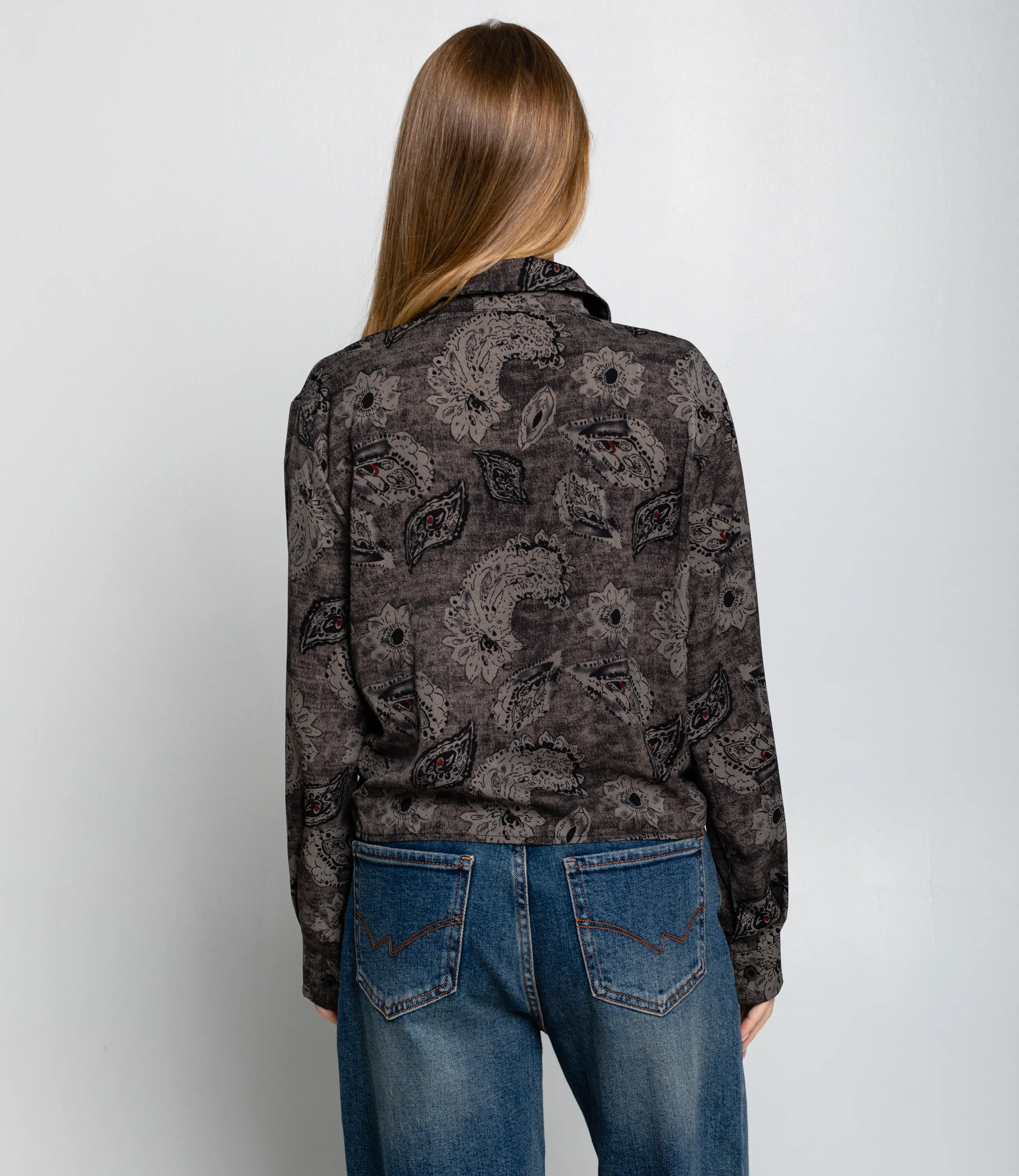 Блуза #КТ2580 (1), графит - фото 3