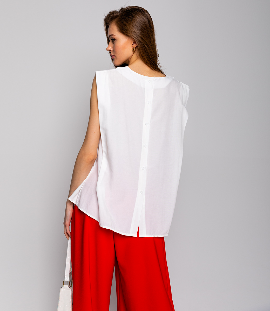 Блуза #КТ2131 (1), белый - фото 2