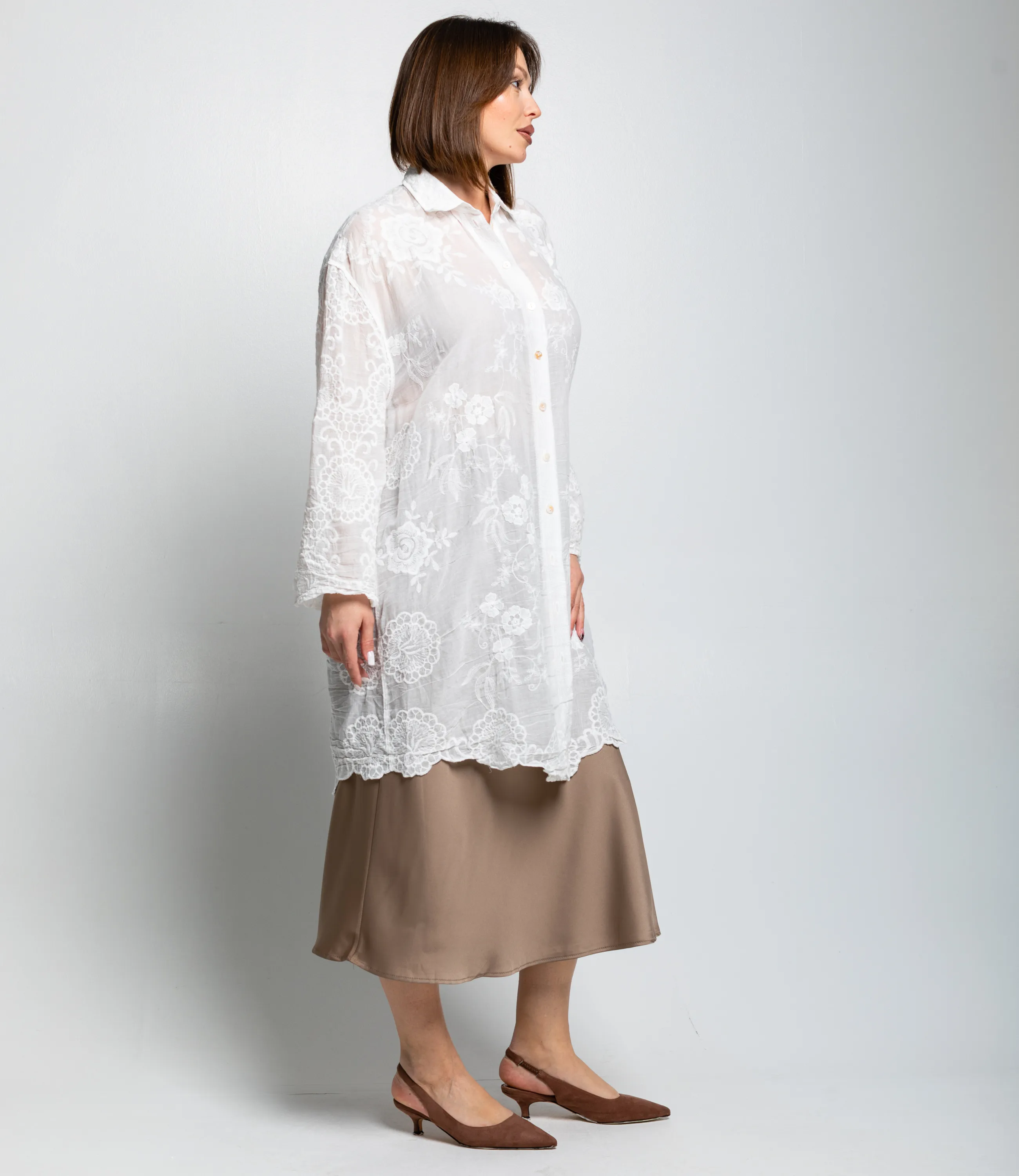 Рубашка #КТ702 (4), белый - фото 3