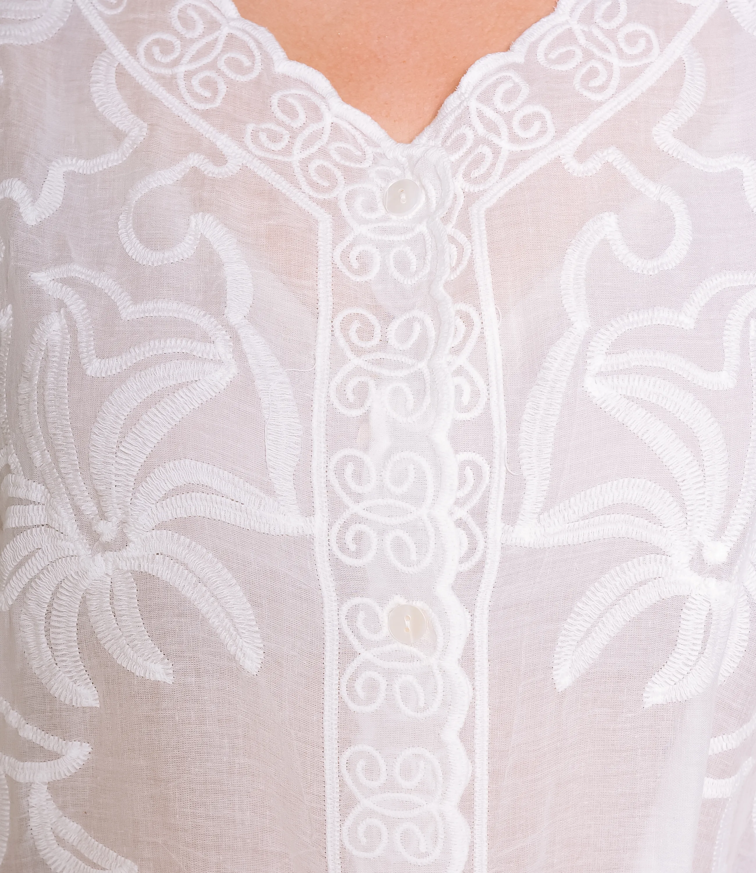 Блуза #КТ805 (10), белый - фото 5