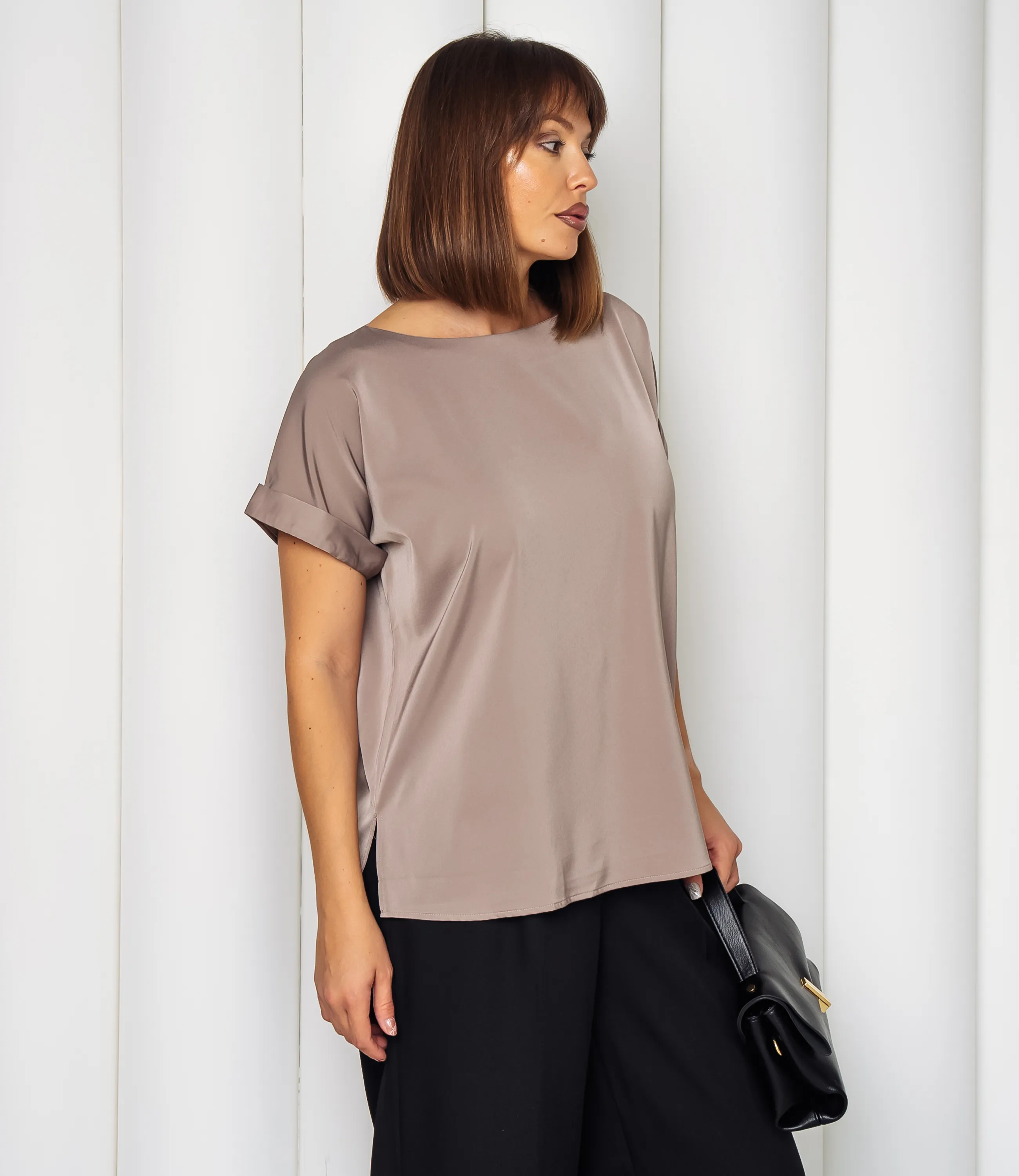 Блуза #ОКТ035001-1, капучино - фото 2