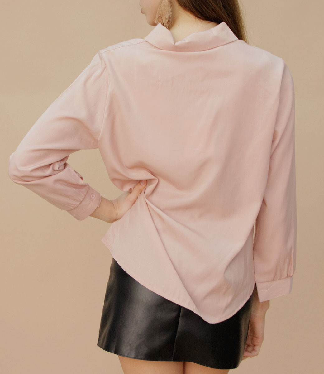 Рубашка #430, розовый - фото 4