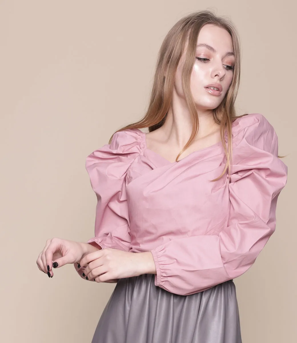 Топ #5028, розовый