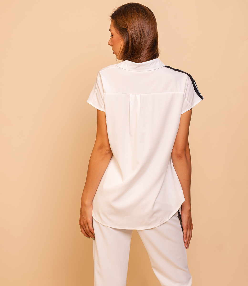 Рубашка #КТ801 (1)-2, белый - фото 3