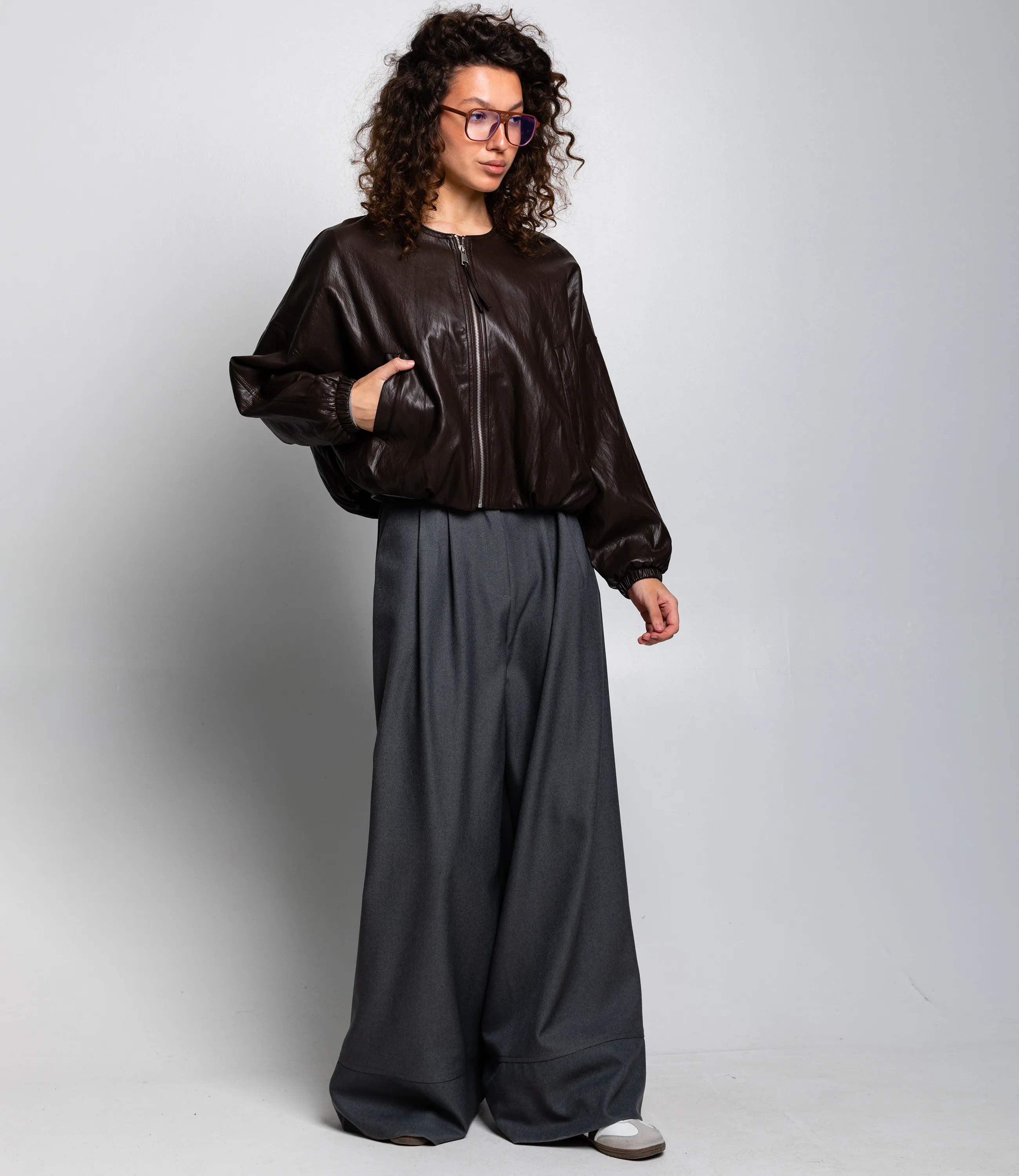 Бомбер #КТ619037, тёмно-коричневый - фото 4