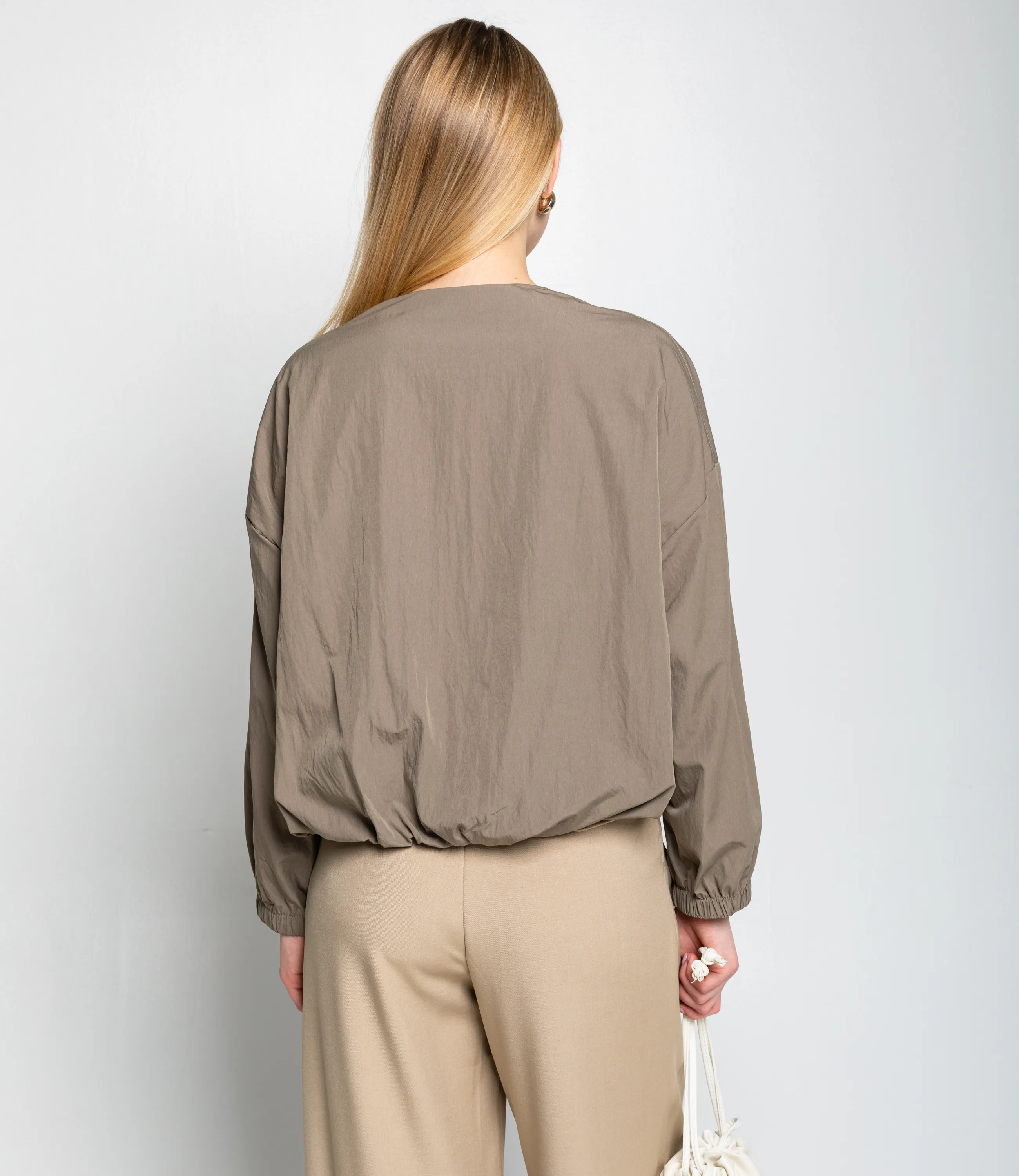 Бомбер #КТ2552, хаки - фото 3