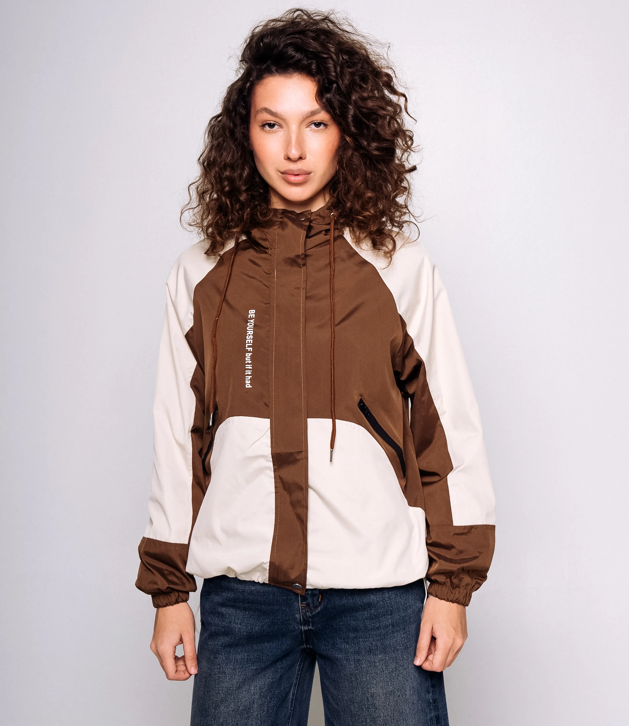 Ветровка #КТ6208 (2), коричневый - фото 1