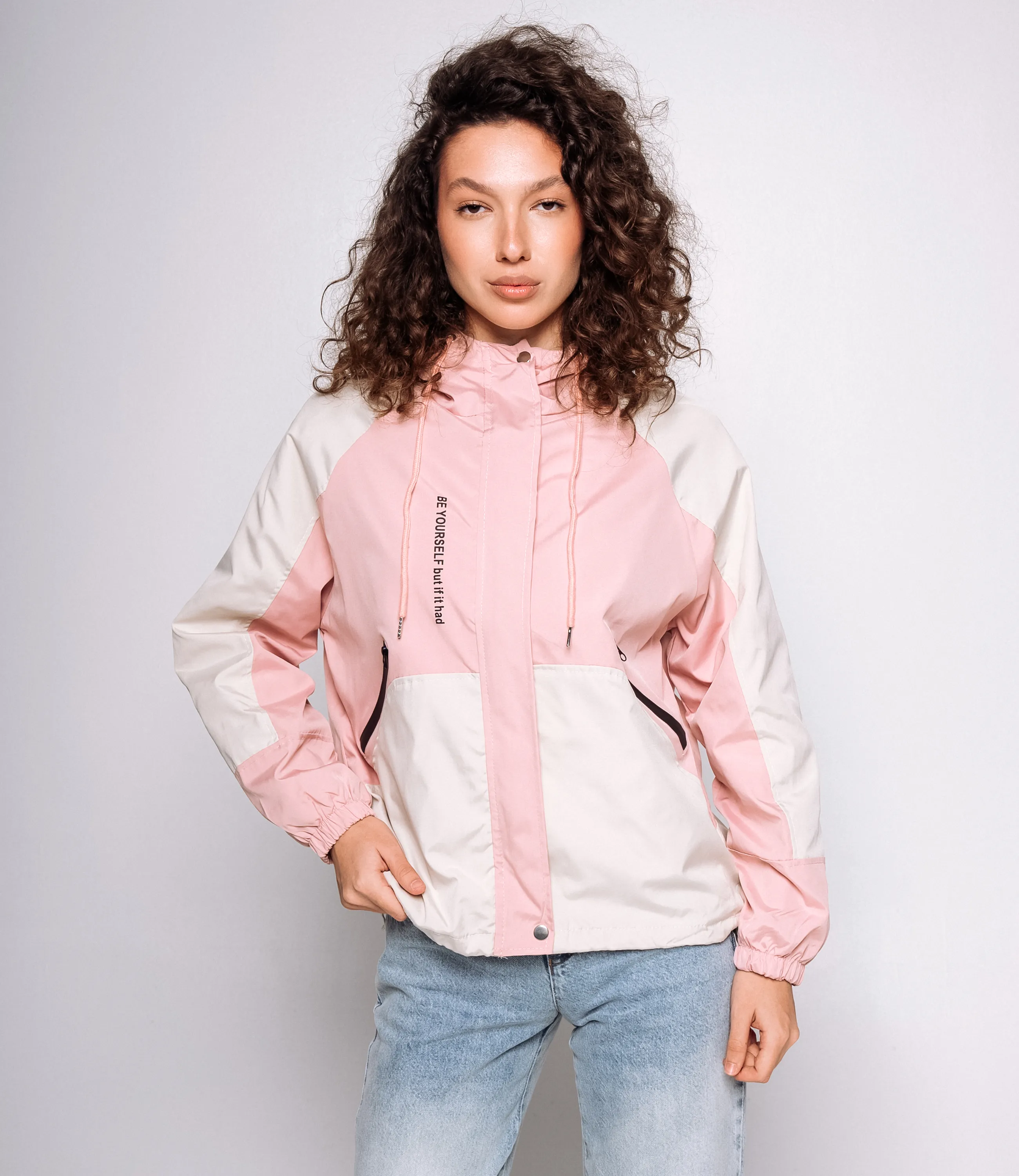 Ветровка #КТ6208 (2), пудровый - фото 1