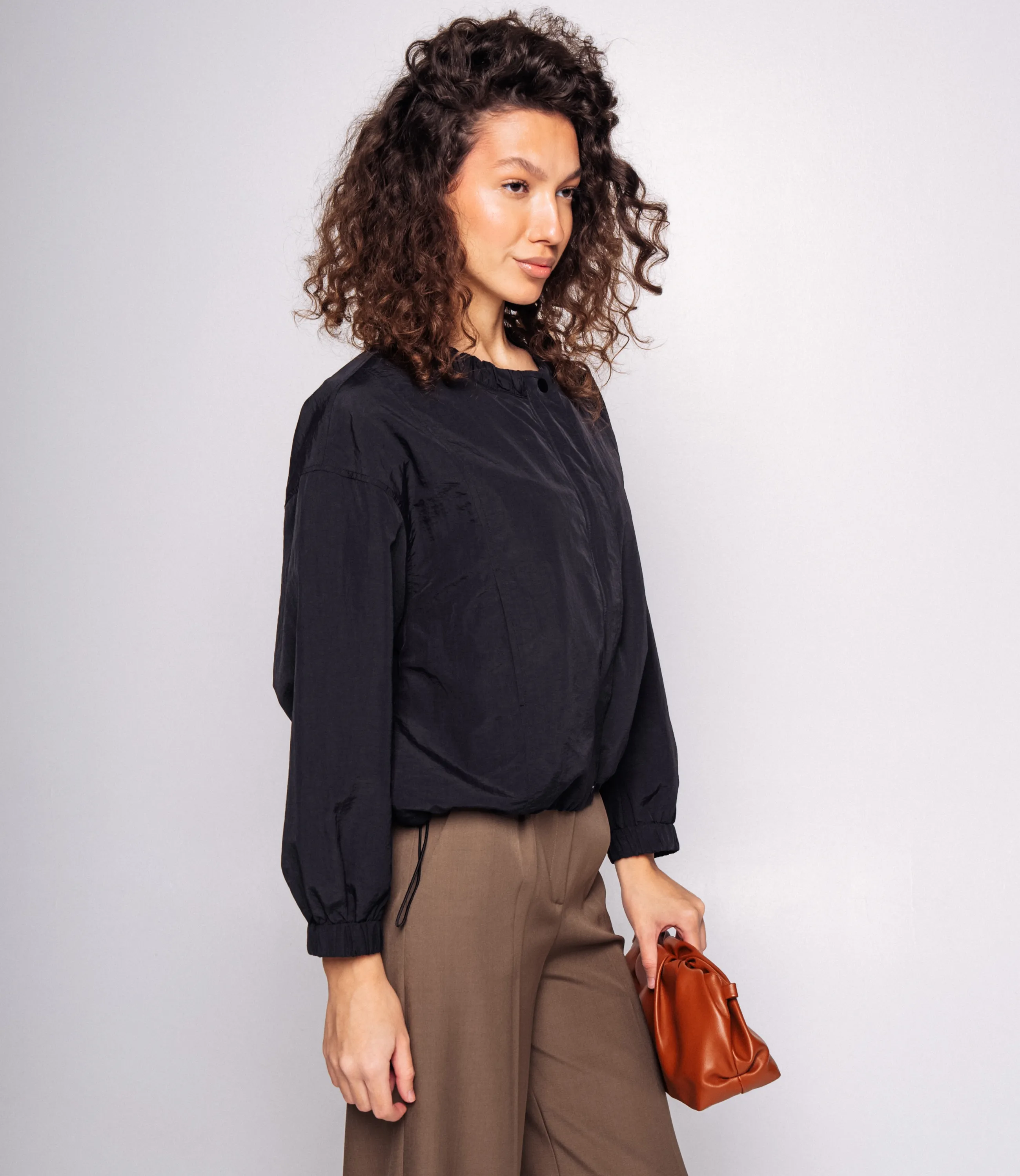 Бомбер #КТ2516 (7), чёрный - фото 2