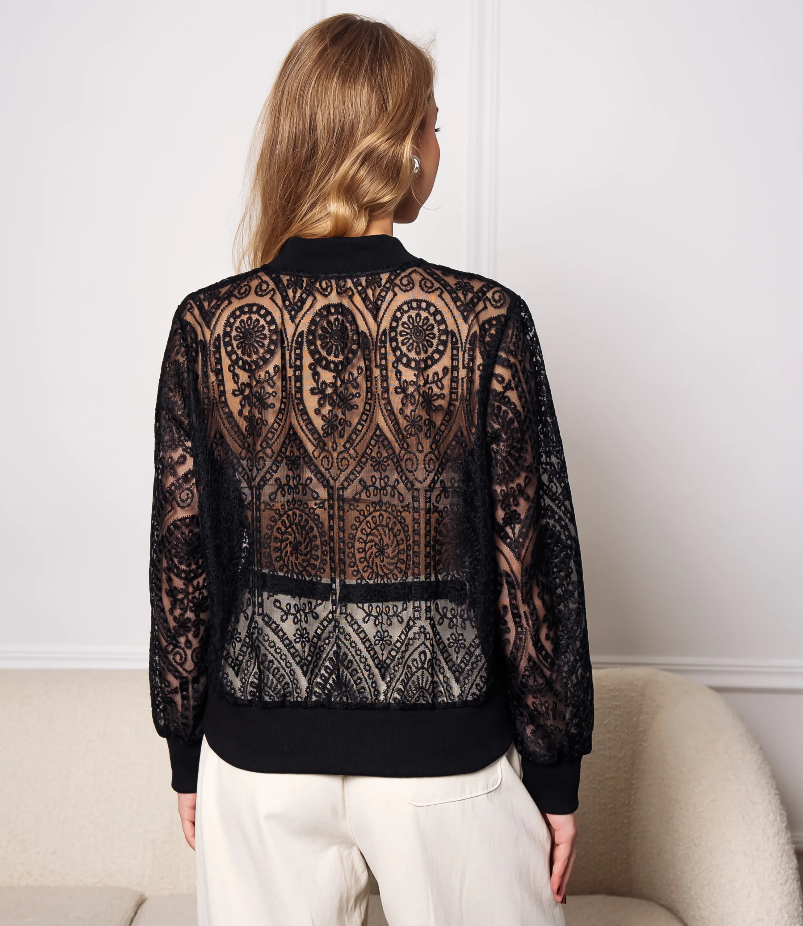 Бомбер #КТ003 (6), чёрный - фото 3