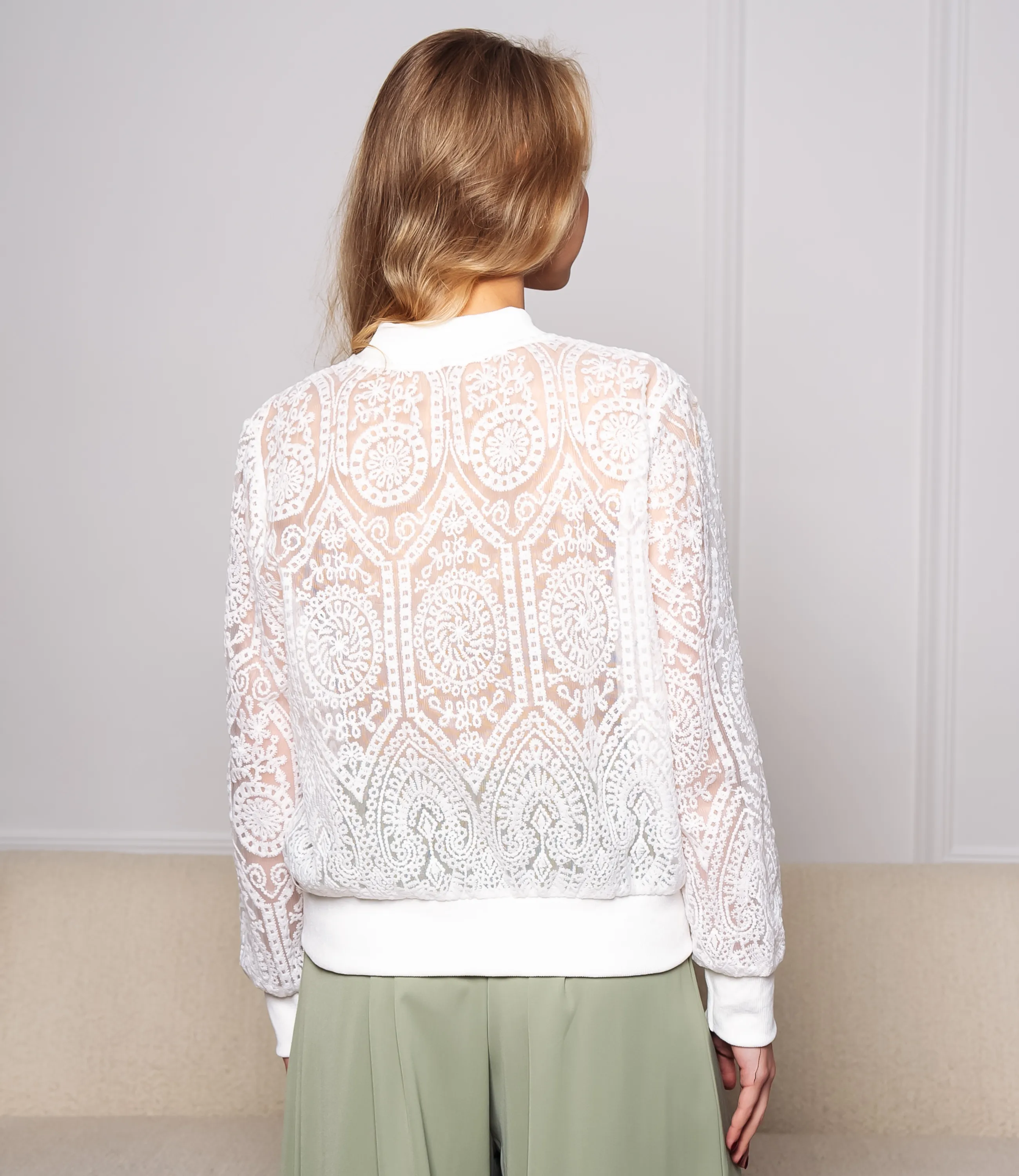 Бомбер #КТ003 (6), белый - фото 3