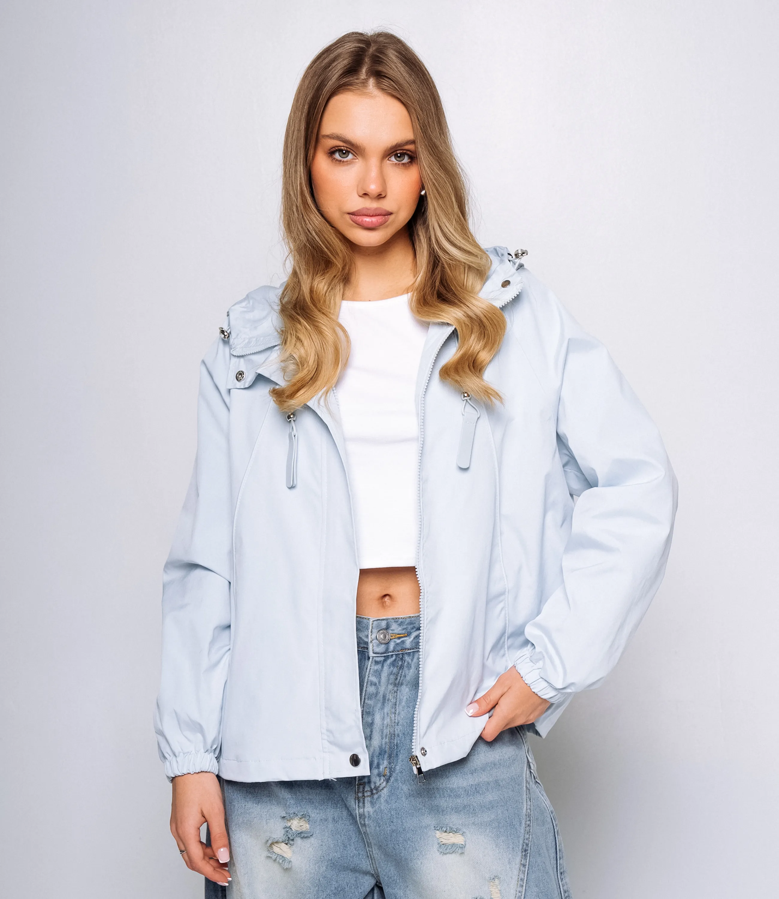 Ветровка #КТ6228 (1), голубой - фото 1