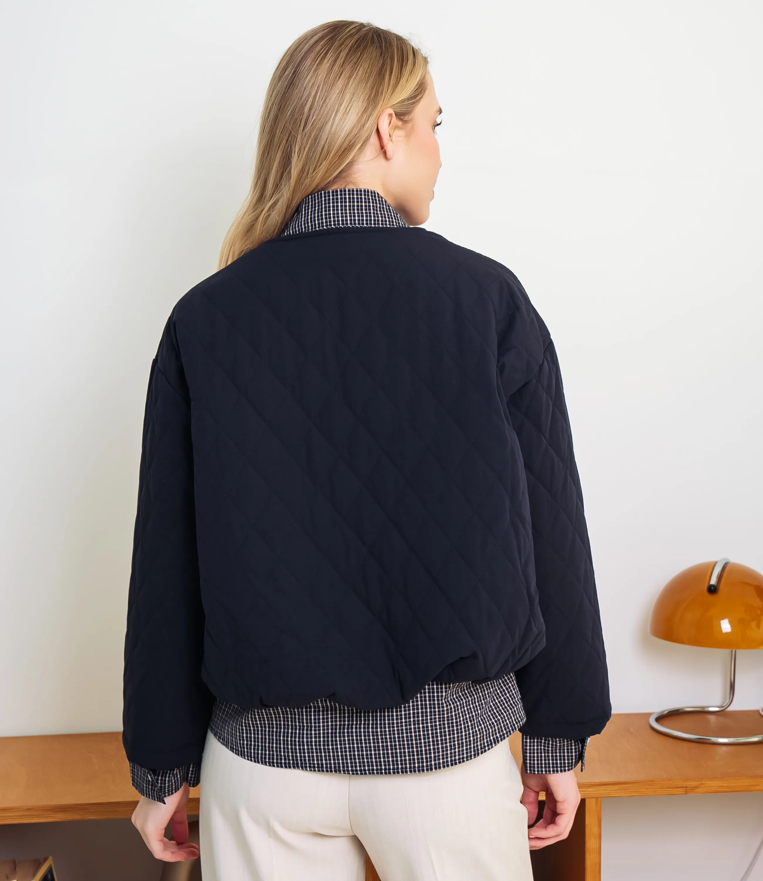 Куртка #КТ66199, тёмно-синий - фото 3