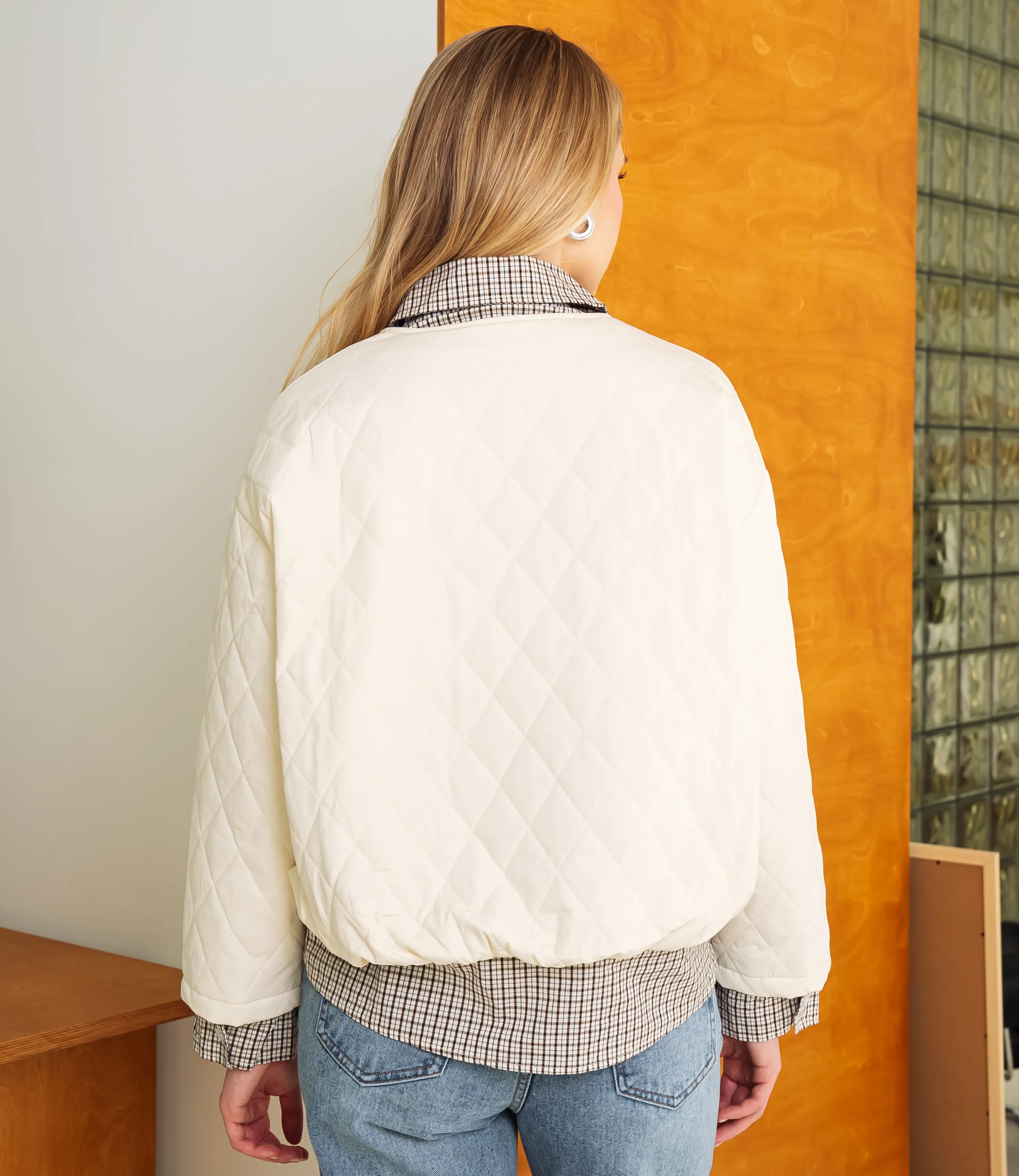 Куртка #КТ66199, кремовый - фото 3