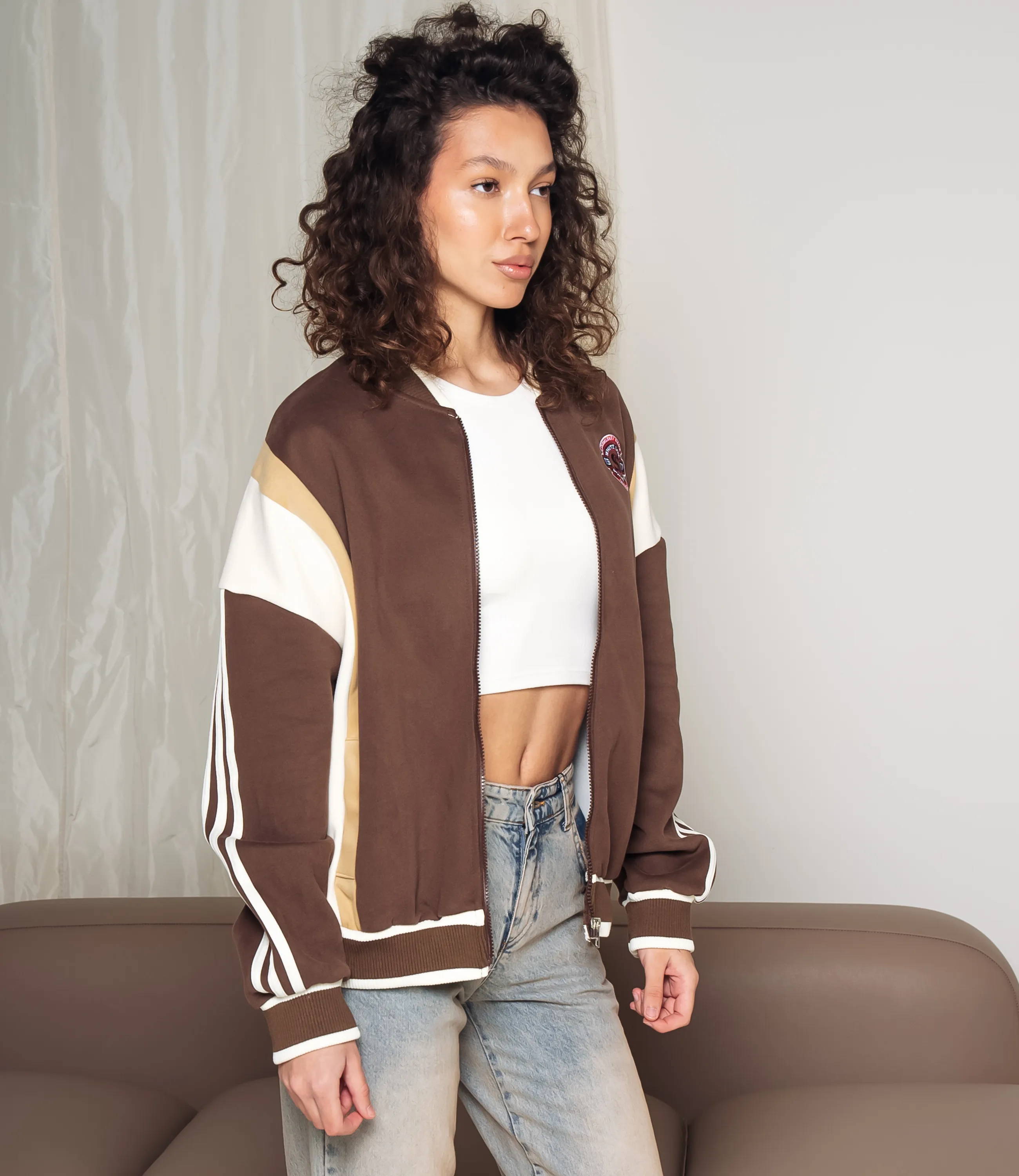 Бомбер #КТ2611 (2), коричневый - фото 2