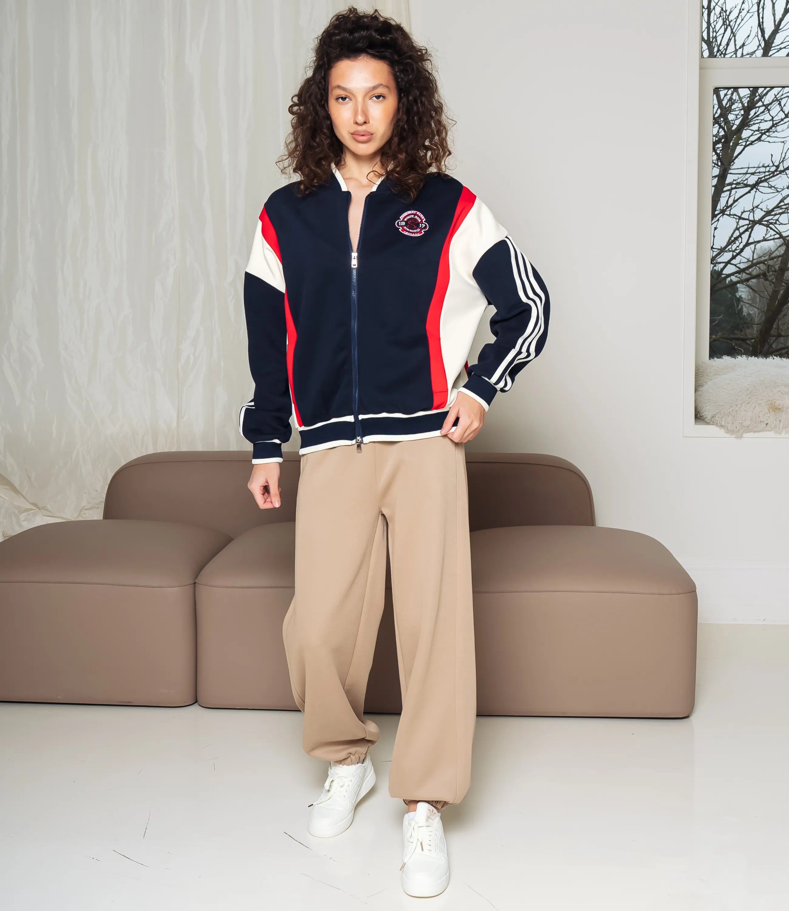 Бомбер #КТ2611 (2), тёмно-синий - фото 4