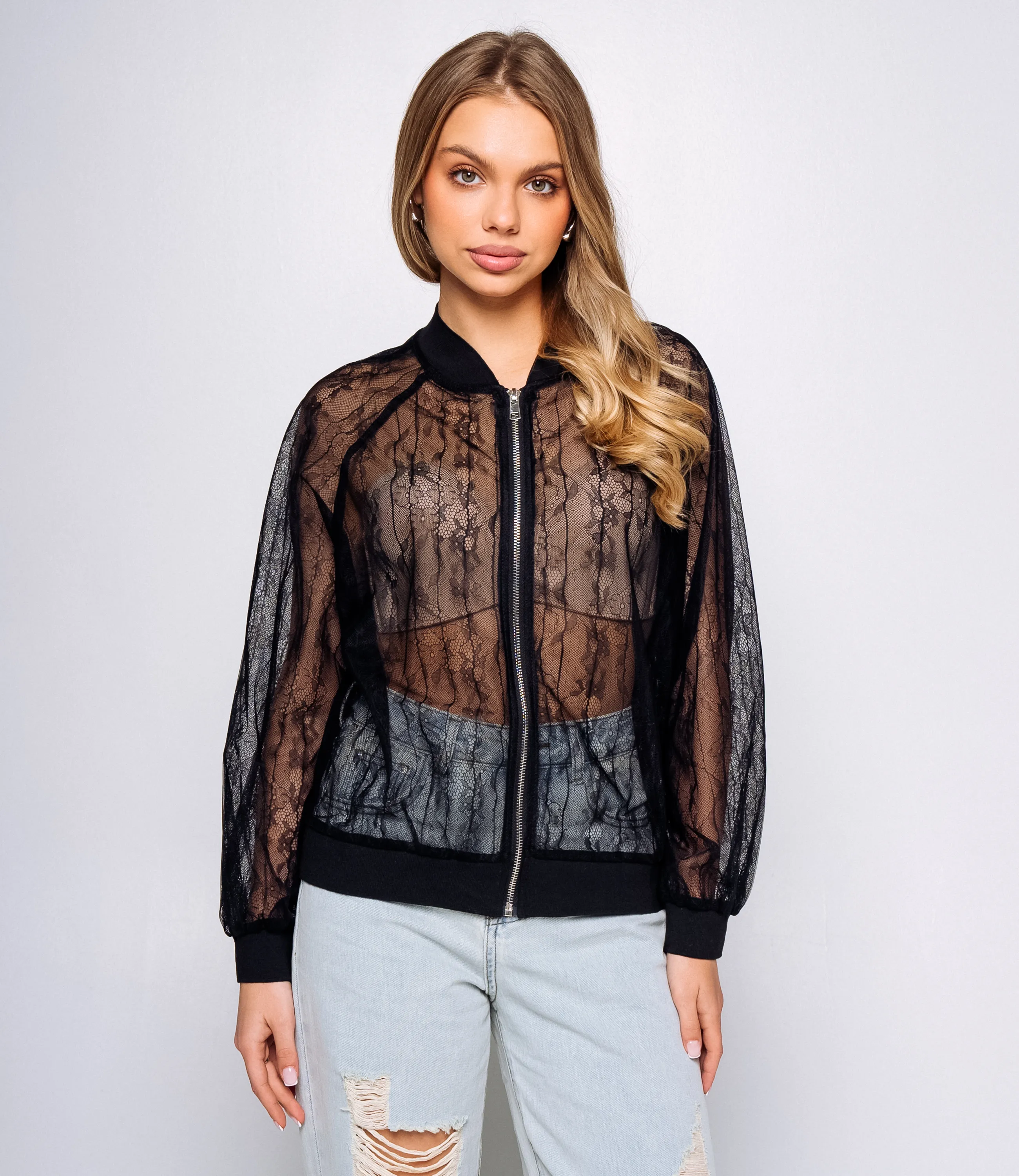 Бомбер #КТ002 (5), чёрный - фото 1