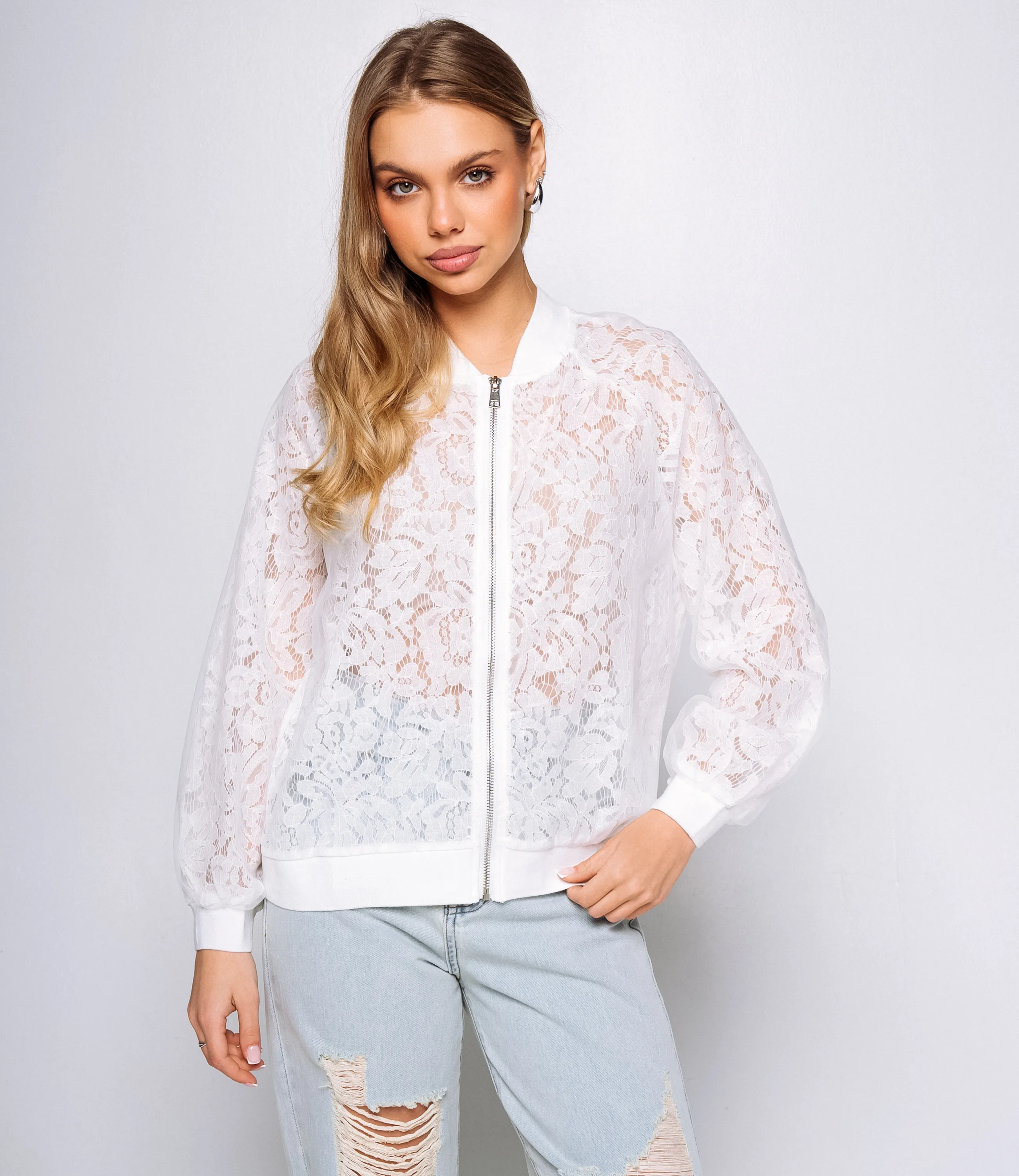 Бомбер #КТ001 (14), белый - фото 1