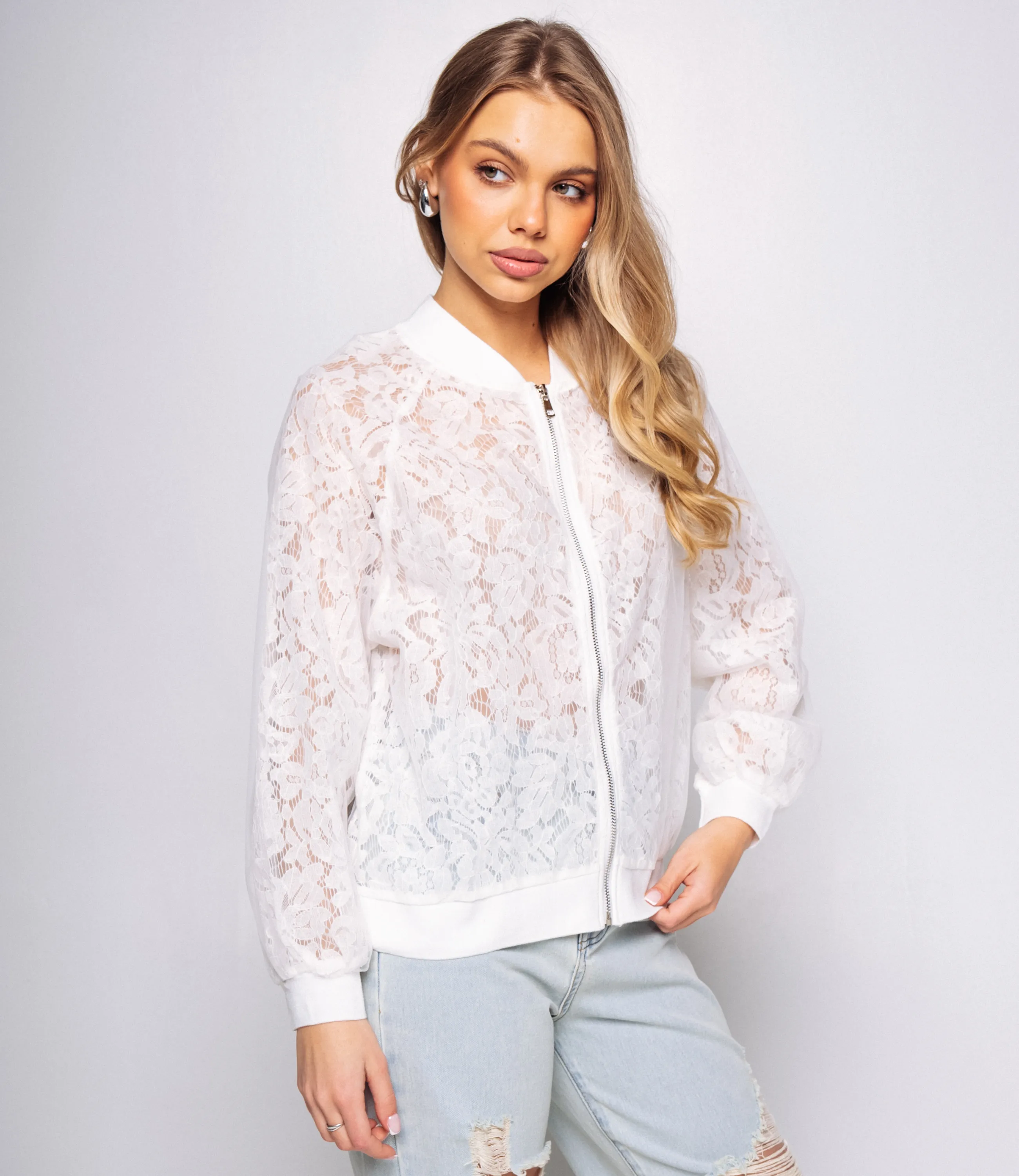 Бомбер #КТ001 (14), белый - фото 2