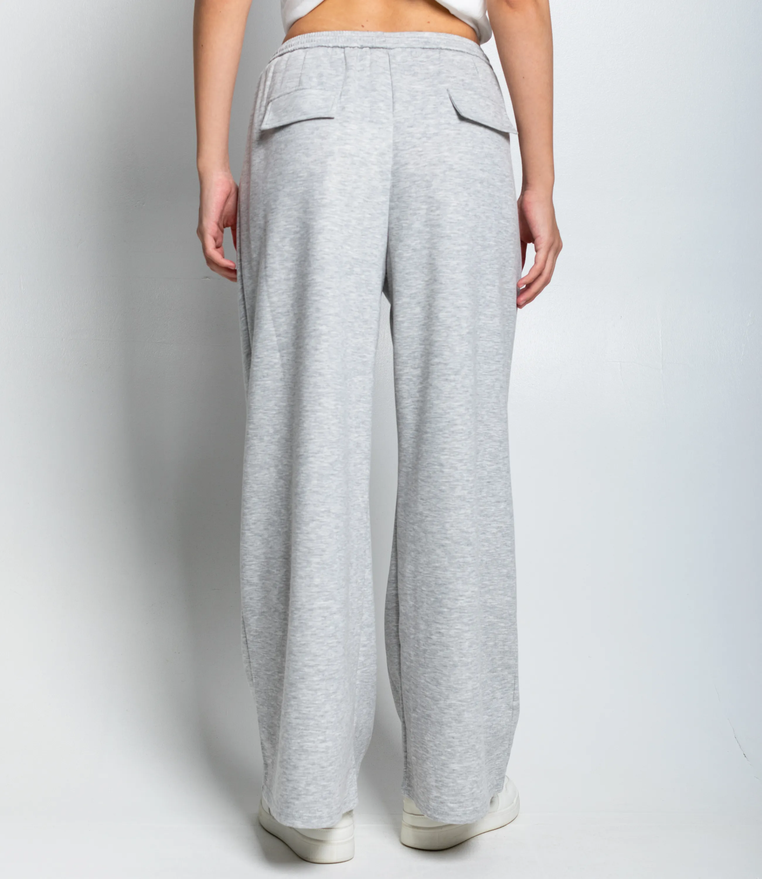 Спортивные брюки #КТ2525, серый меланж - фото 4