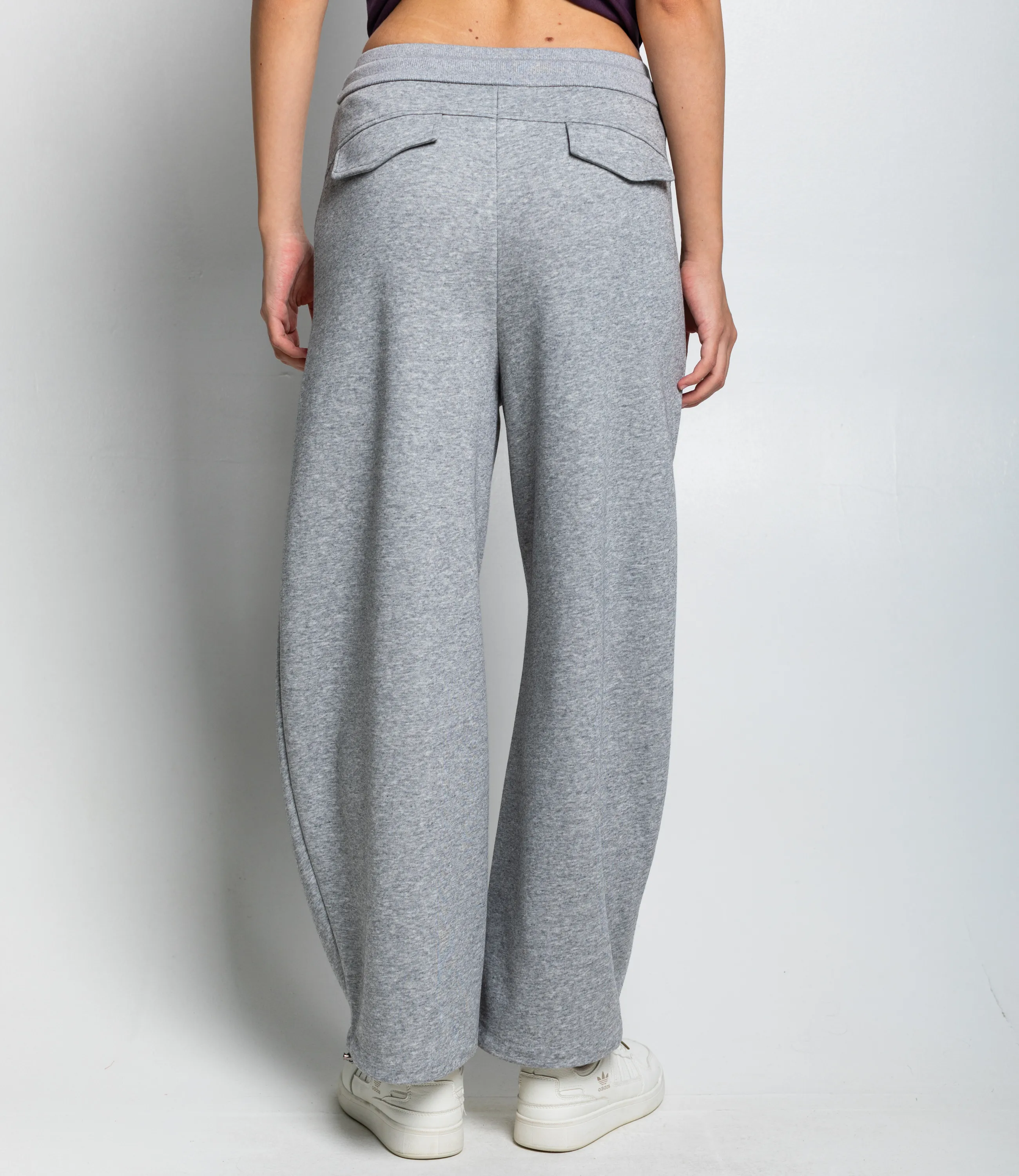 Спортивные брюки #КТ0606, серый меланж - фото 4
