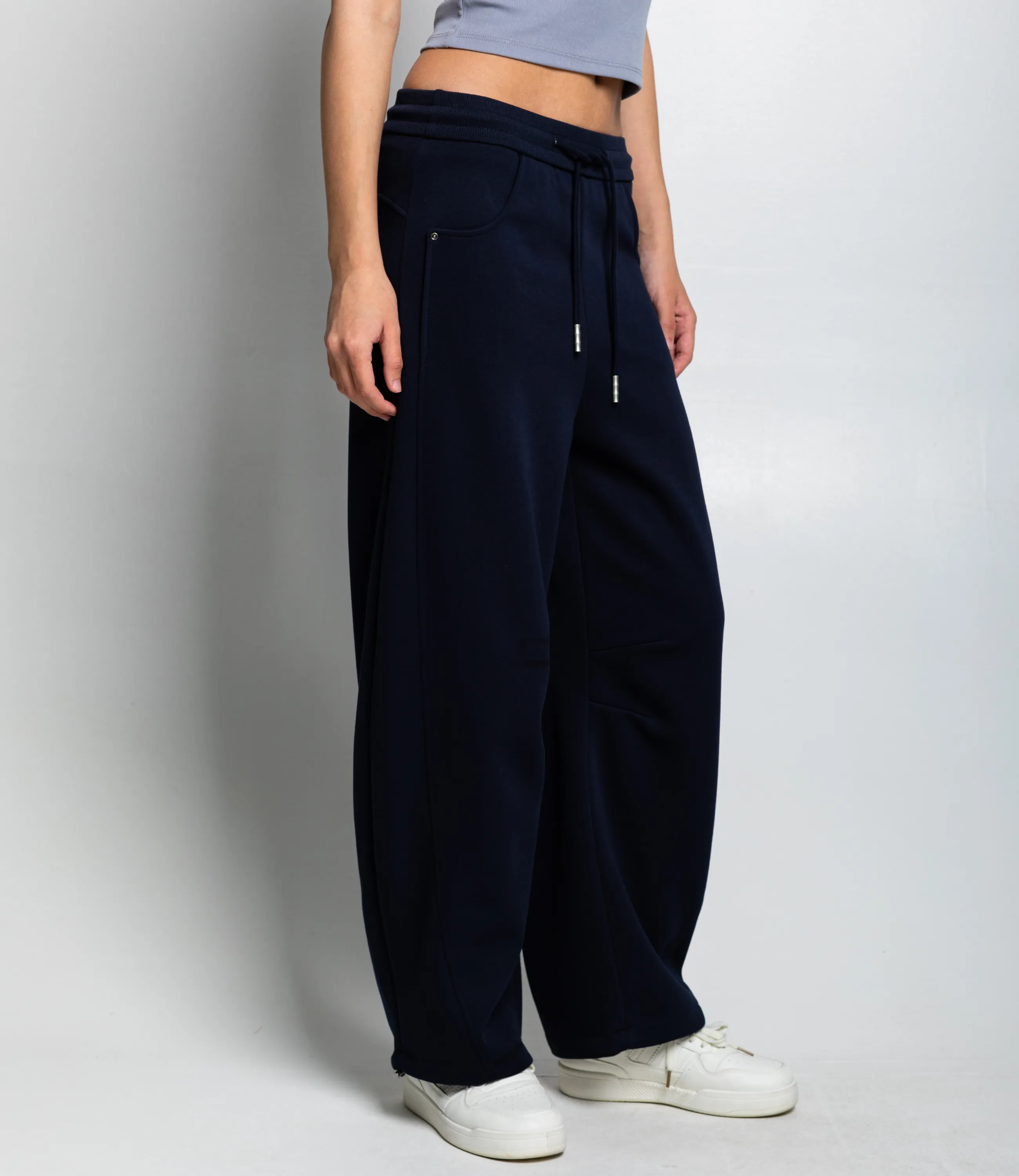 Спортивные брюки #КТ0606, тёмно-синий - фото 3