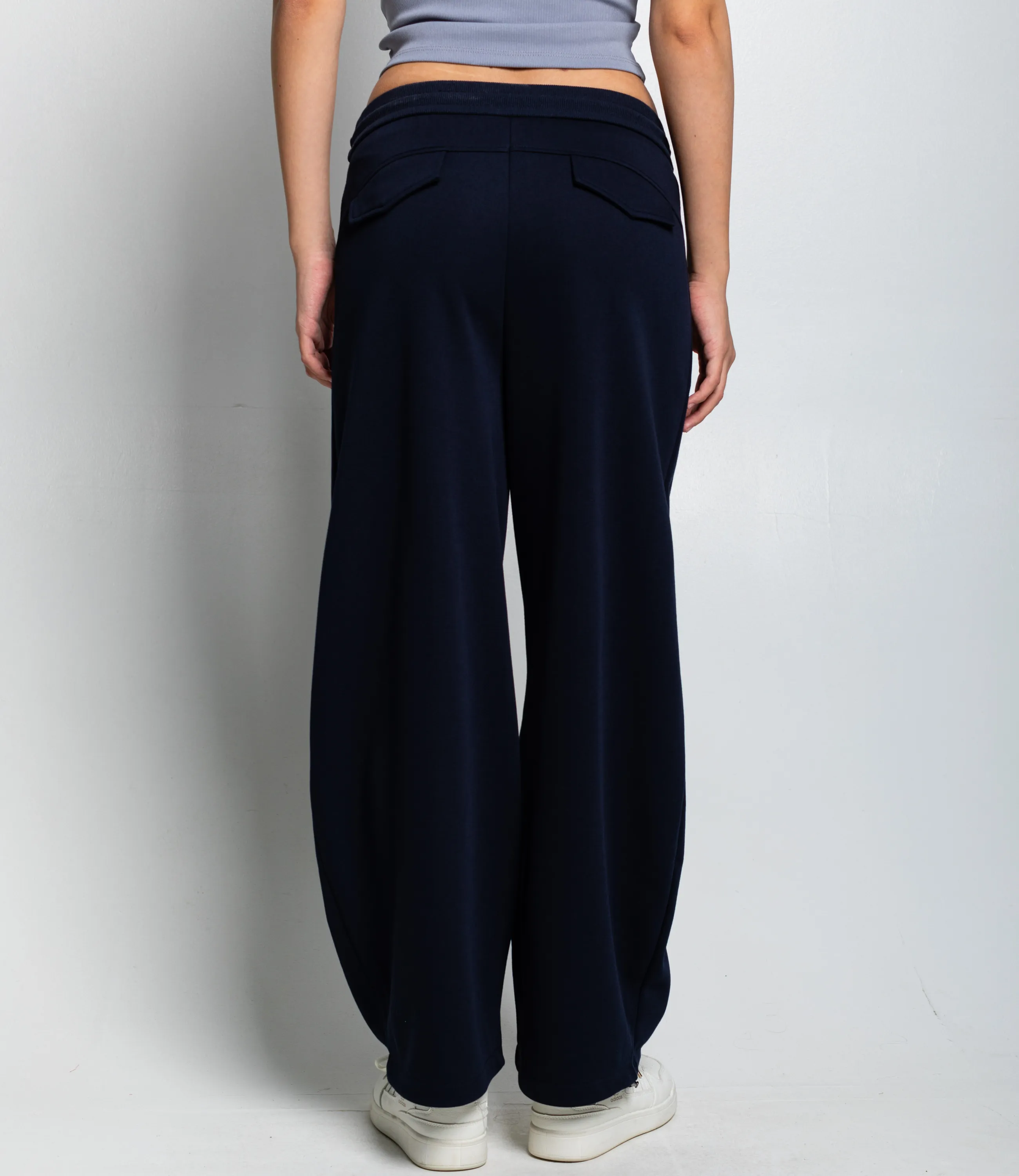 Спортивные брюки #КТ0606, тёмно-синий - фото 4